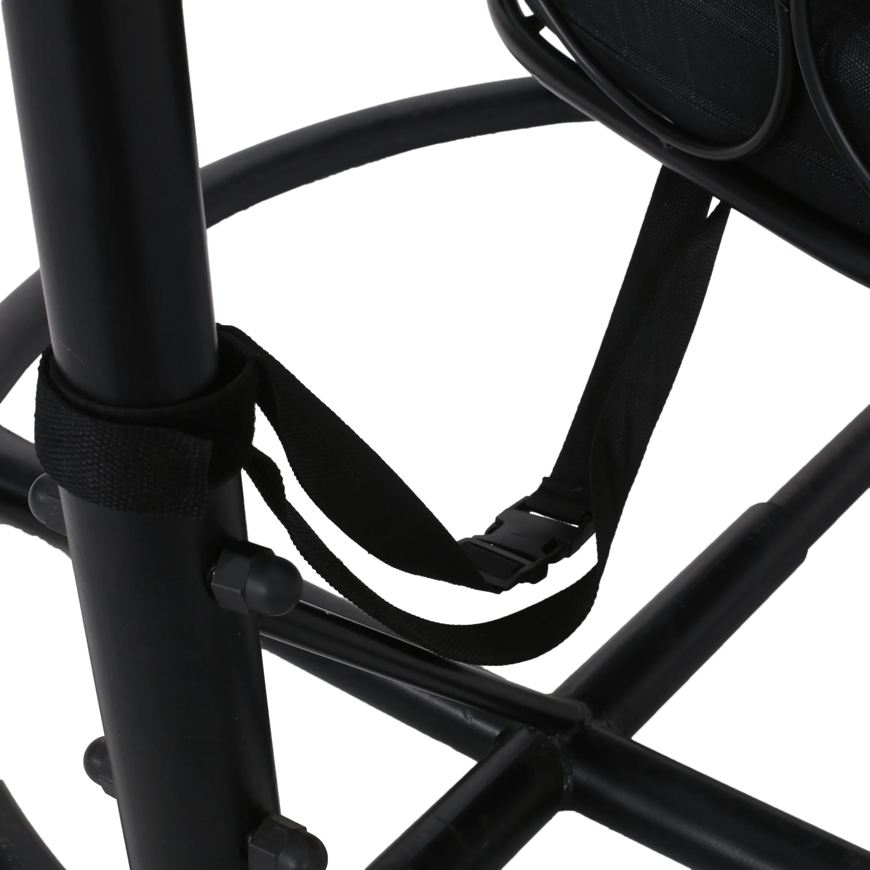 Edgell Indoor/Outdoor Hanging Chair with Stand, Black - furnishings