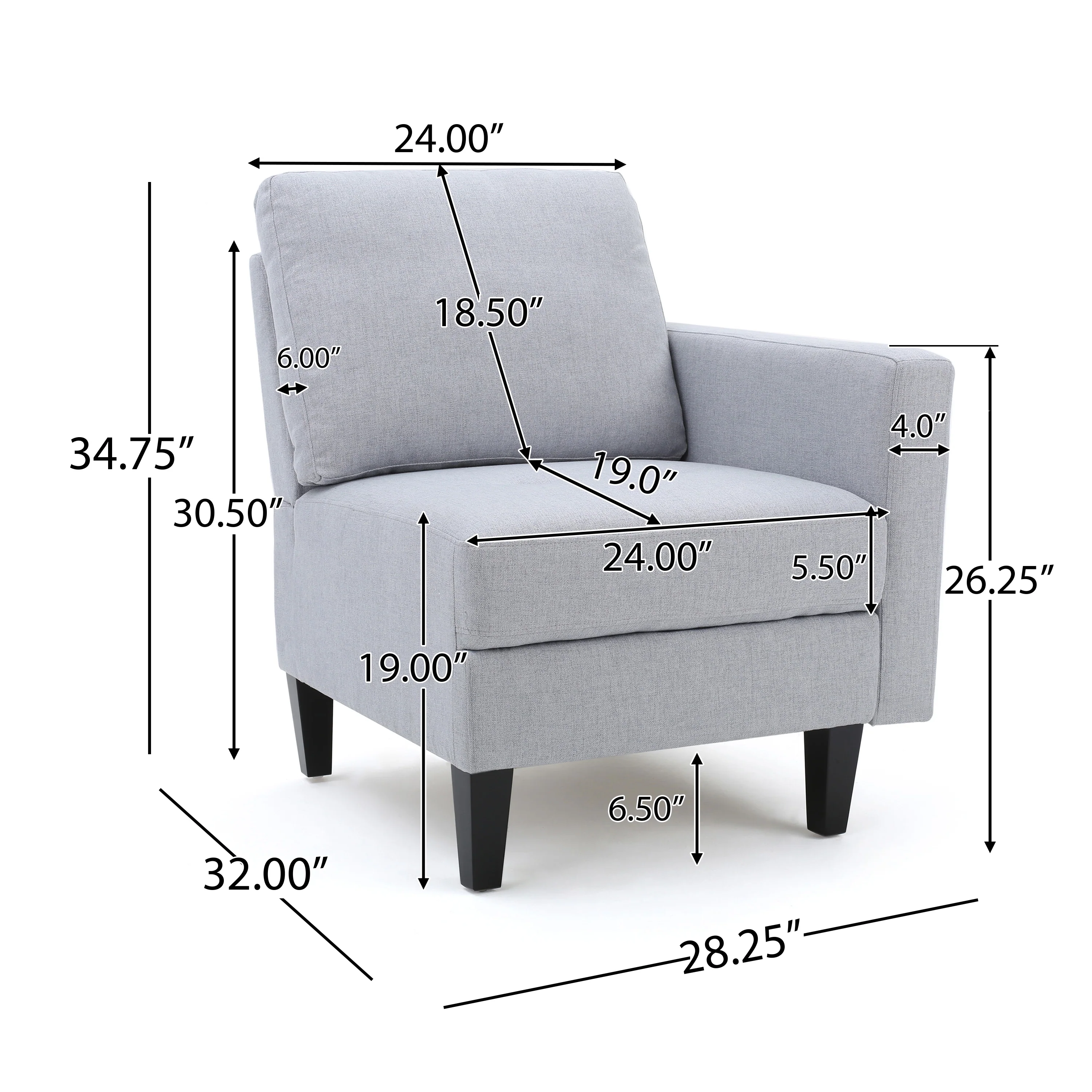 Bridger Fabric Sectional Couch - furnishings