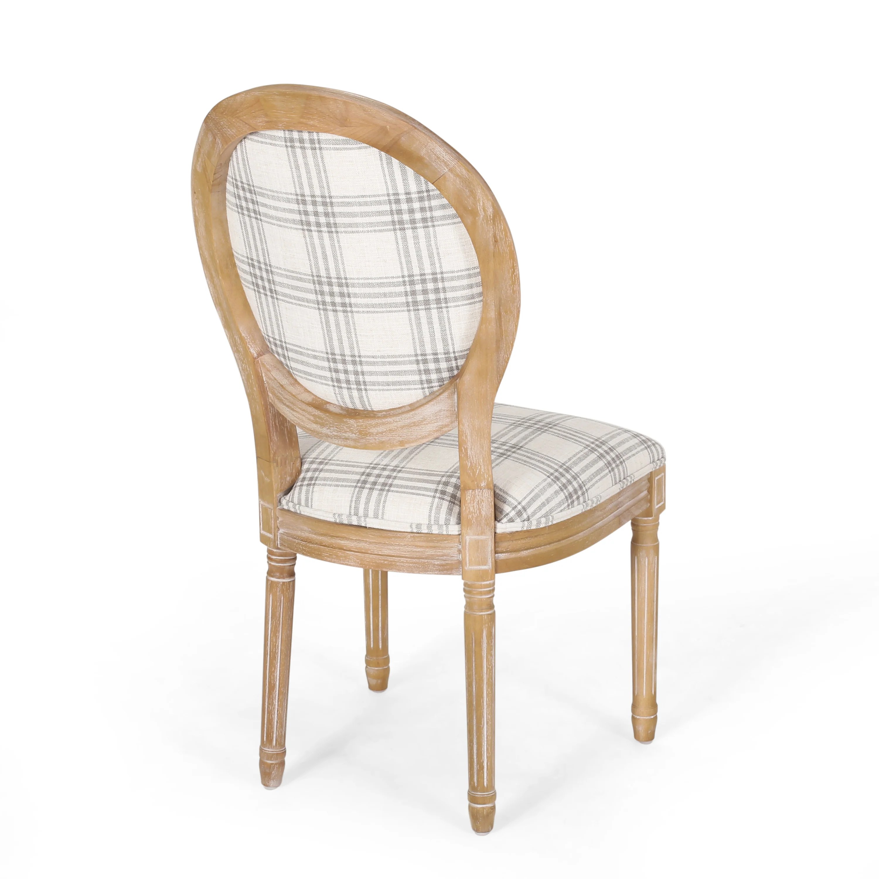 Lariya French Country Fabric Dining Chairs - furnishings