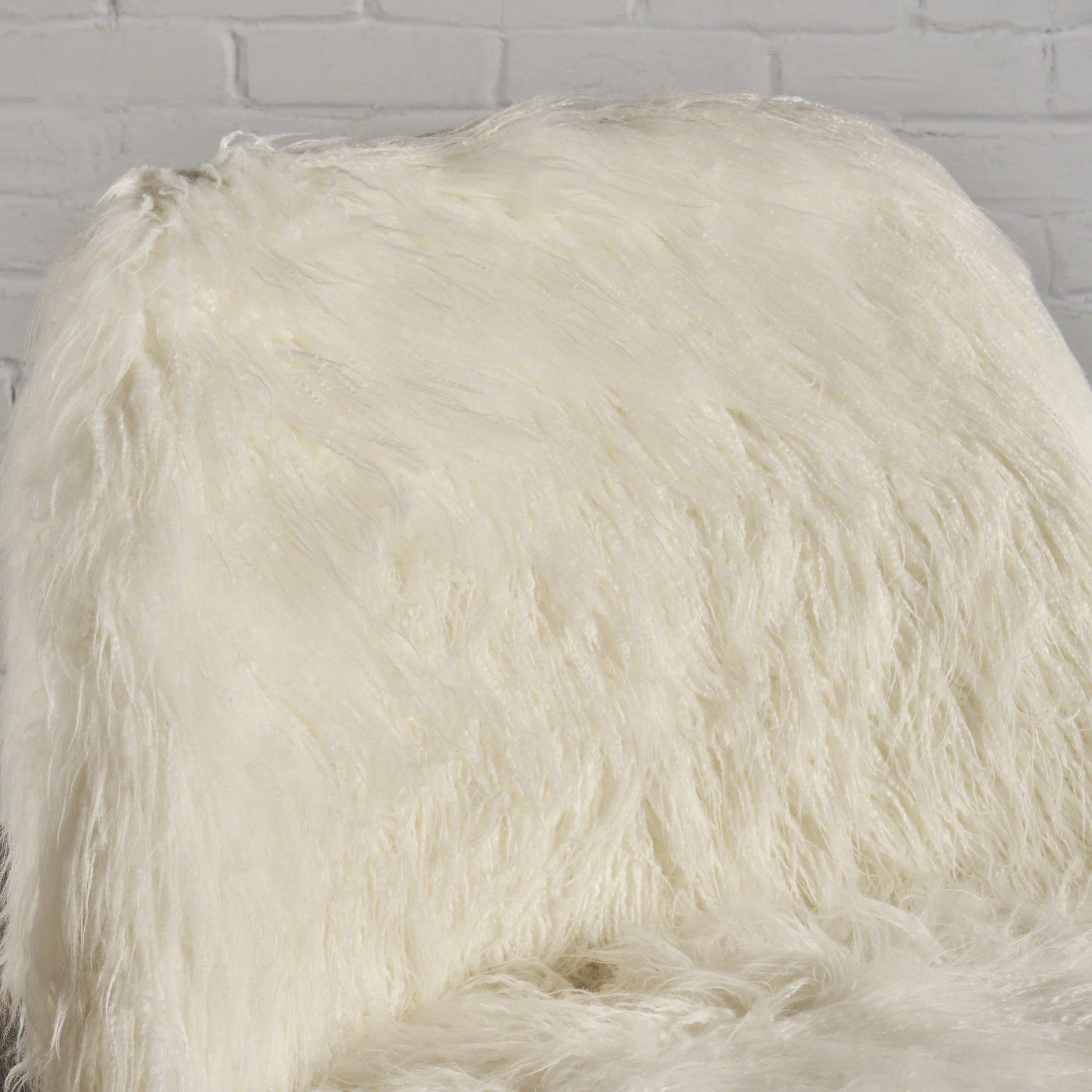 Cheryiie Modern Glam Shaggy Accent Chair - furnishings