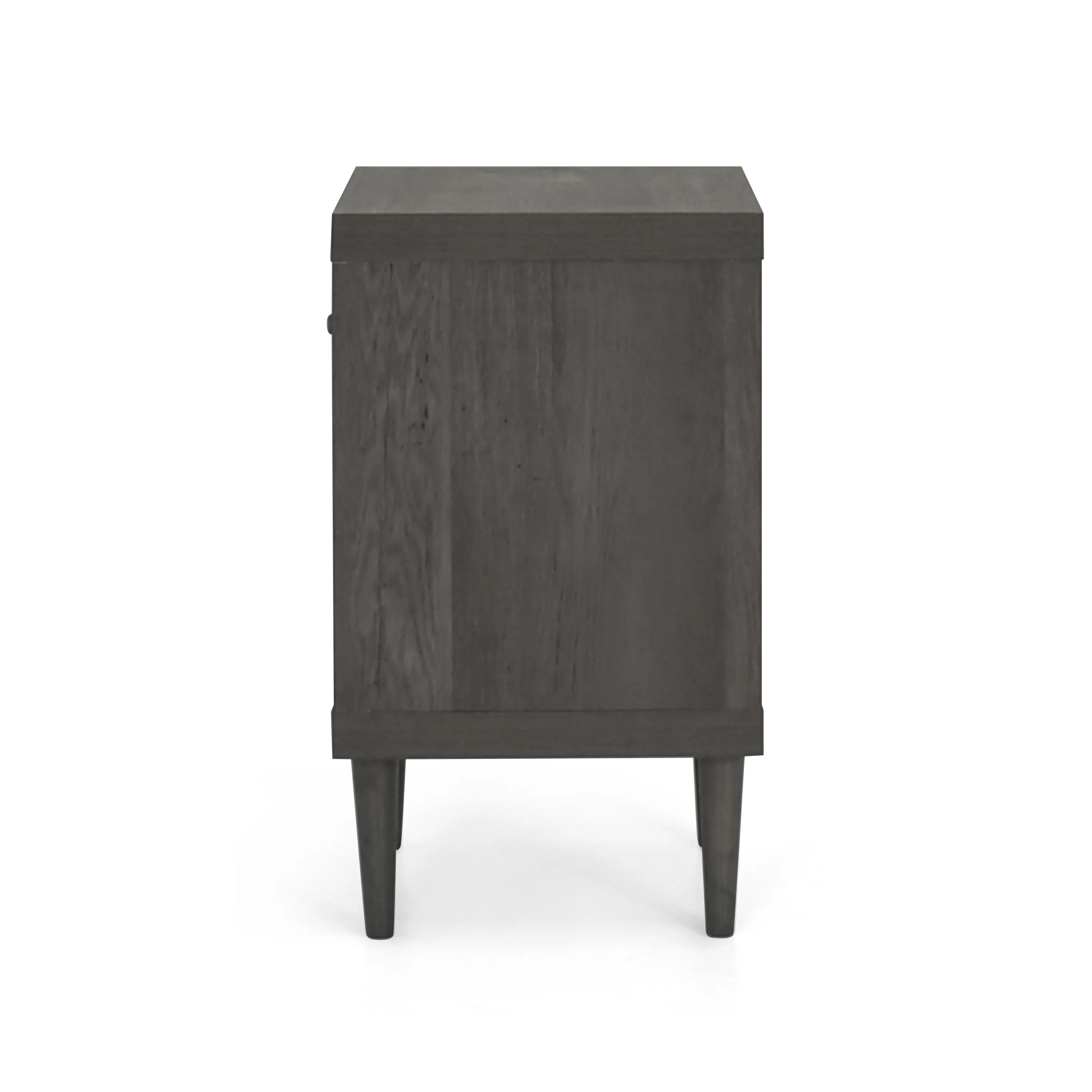 Farhart Faux Wood Single Drawer Nightstand - furnishings