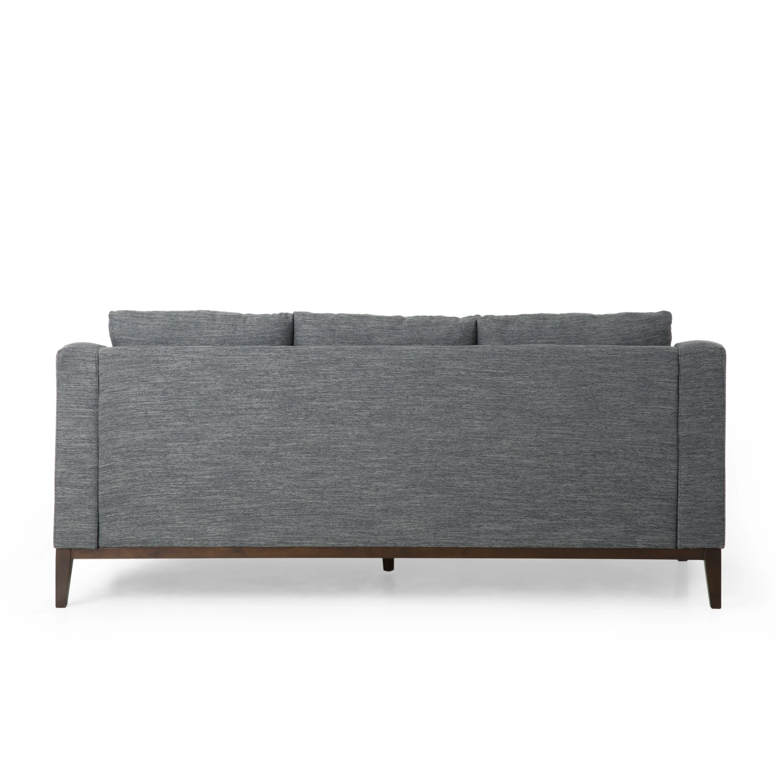Noxon Contemporary Fabric 3 Seater Sofa with Accent Pillows - furnishings
