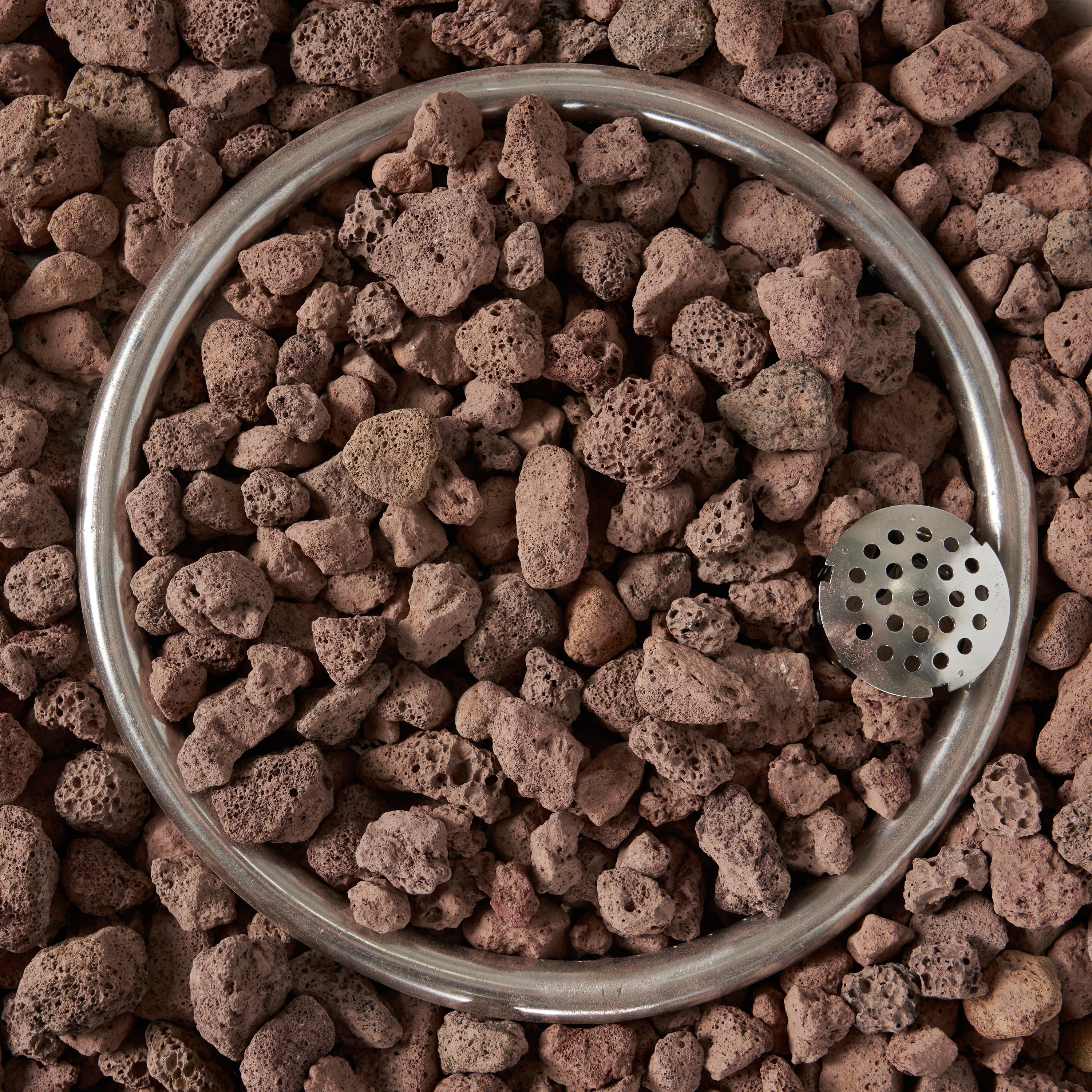 Toulouse Outdoor 40,000 BTU Lightweight Concrete Fire Pit Bowl (No Tank Holder) - furnishings