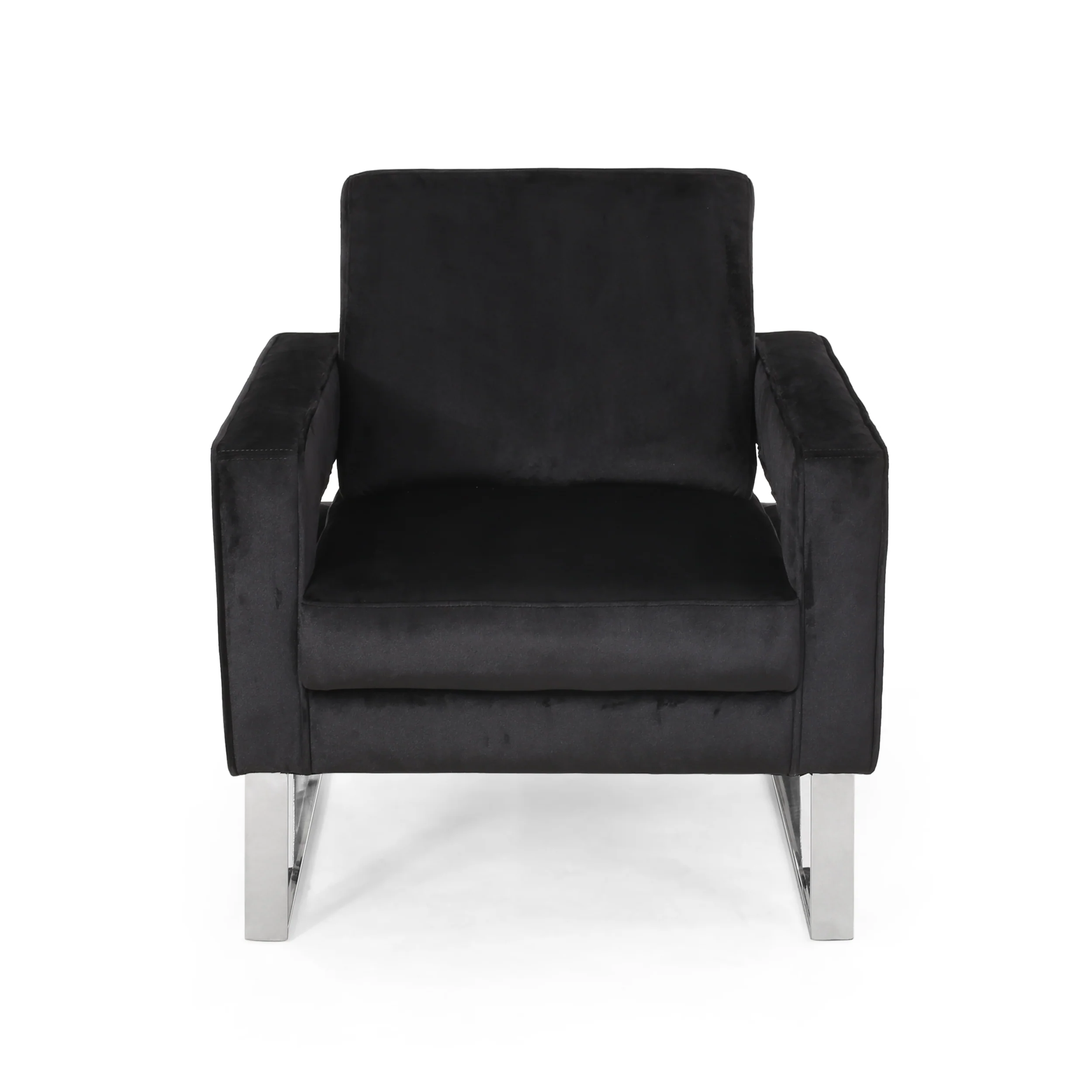 Alitzel Modern Glam Velvet Club Chair - furnishings