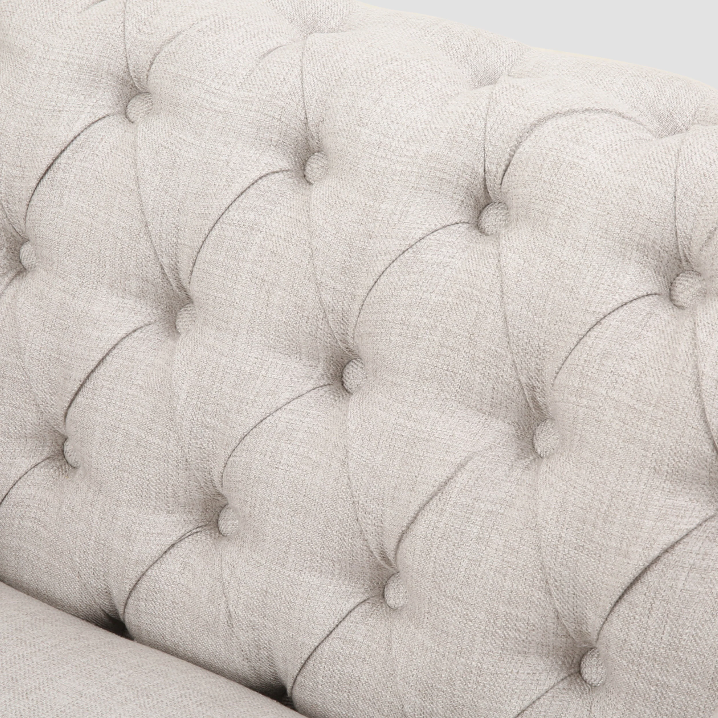 Galilea Chesterfield Fabric Club Chair - furnishings