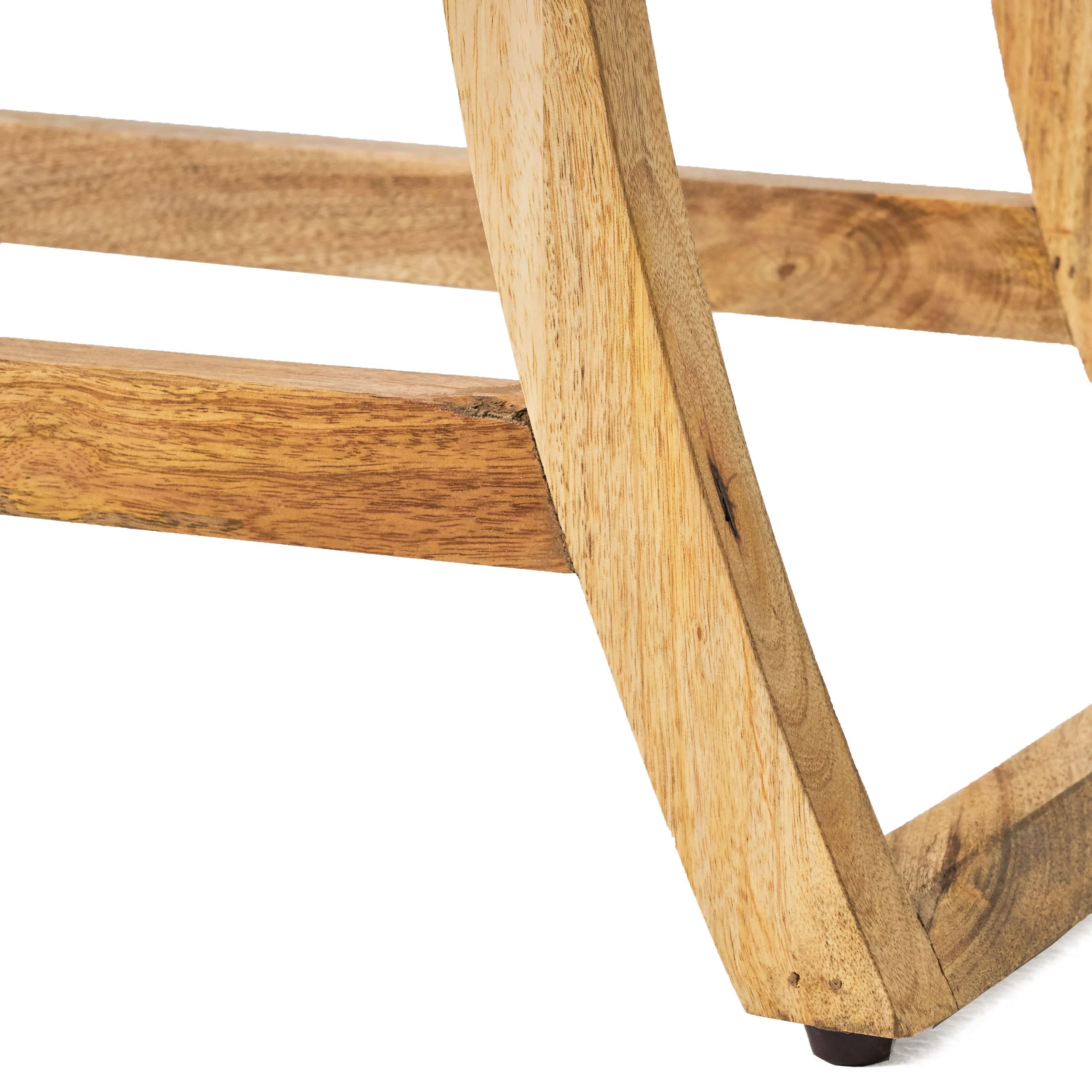 Thelen Rustic Handcrafted Mango Wood Console Table, Natural - furnishings