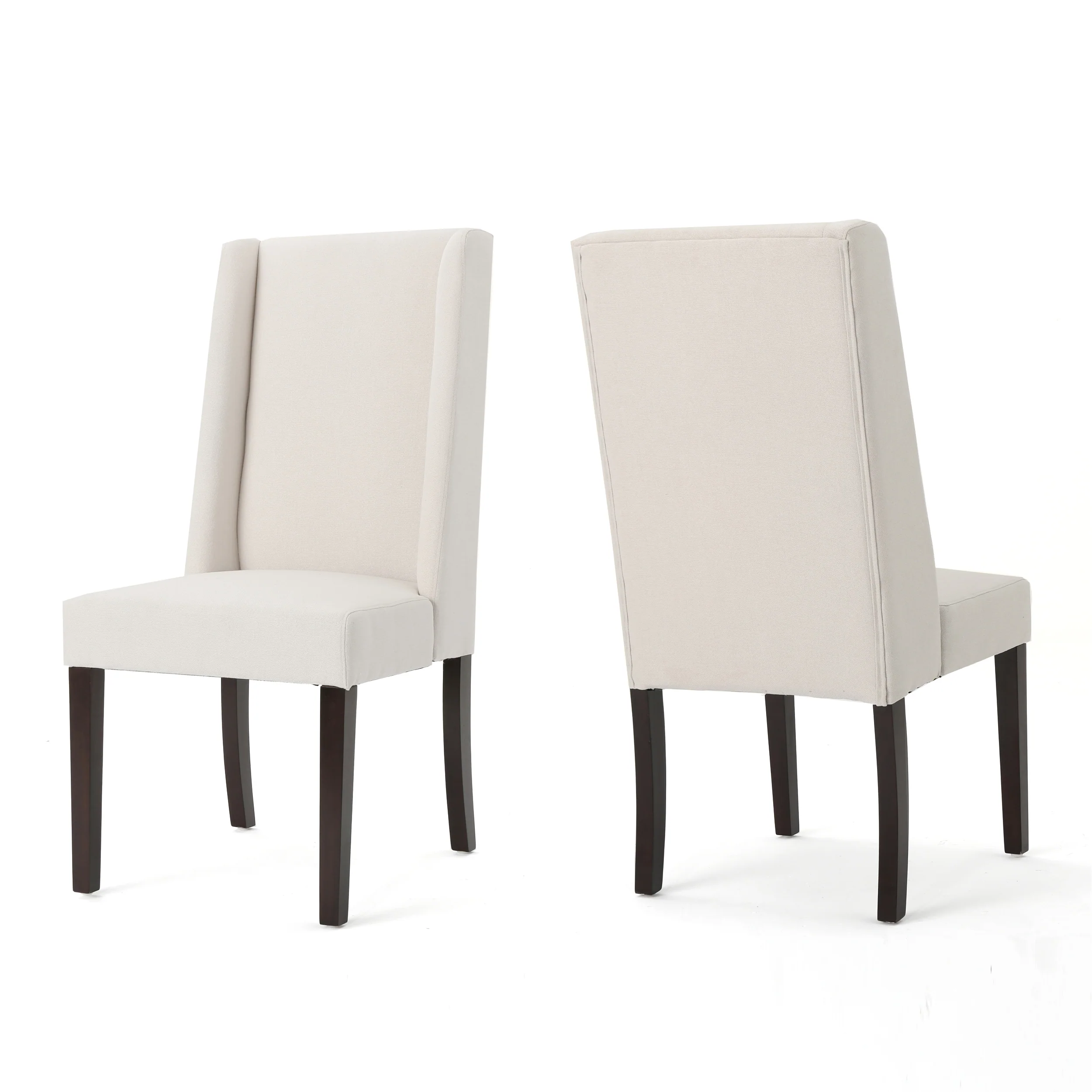 Rory Contemporary Fabric Upholstered Wingback Dining Chairs (Set of 2) - furnishings