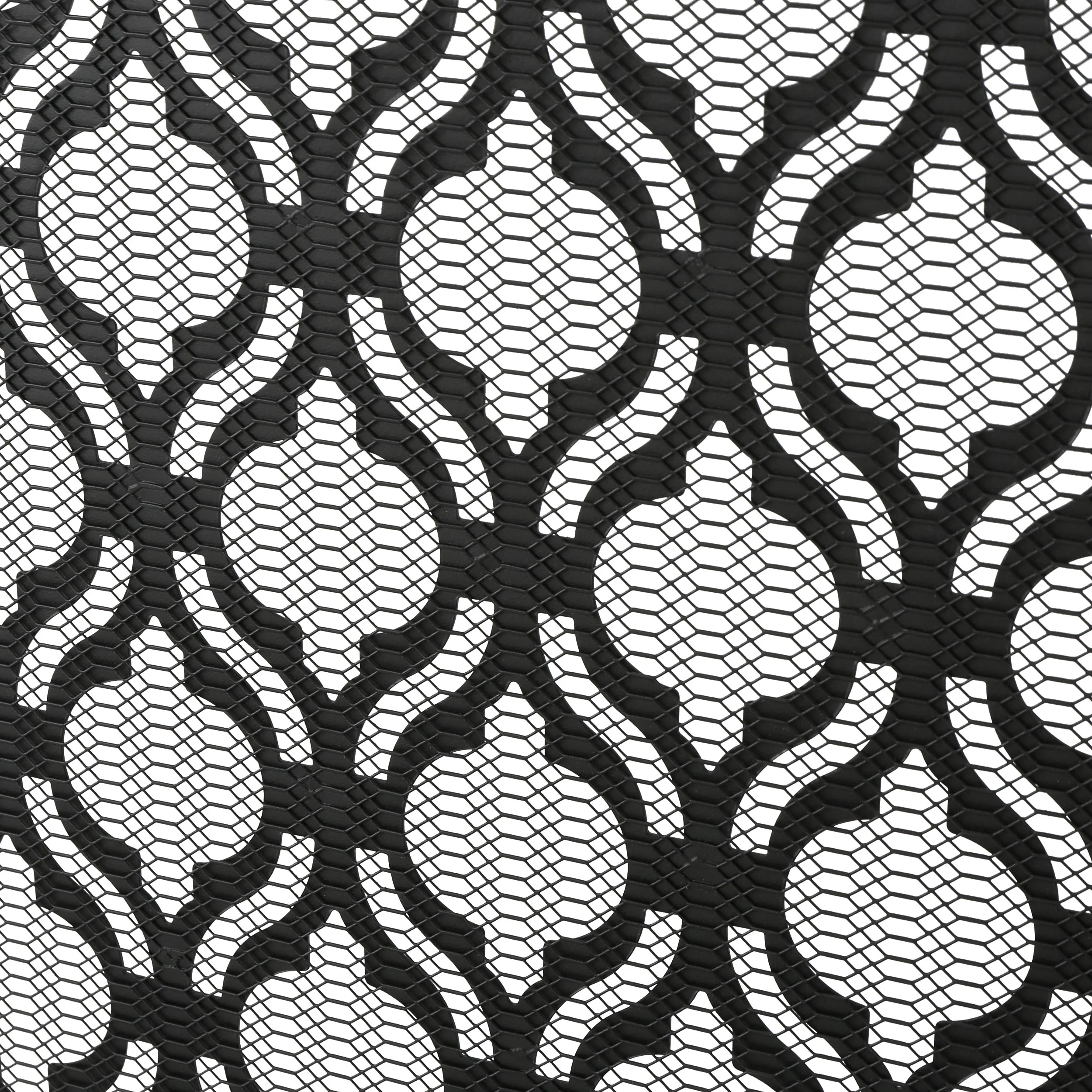Elmer Single Panel Iron Fire Screen - furnishings