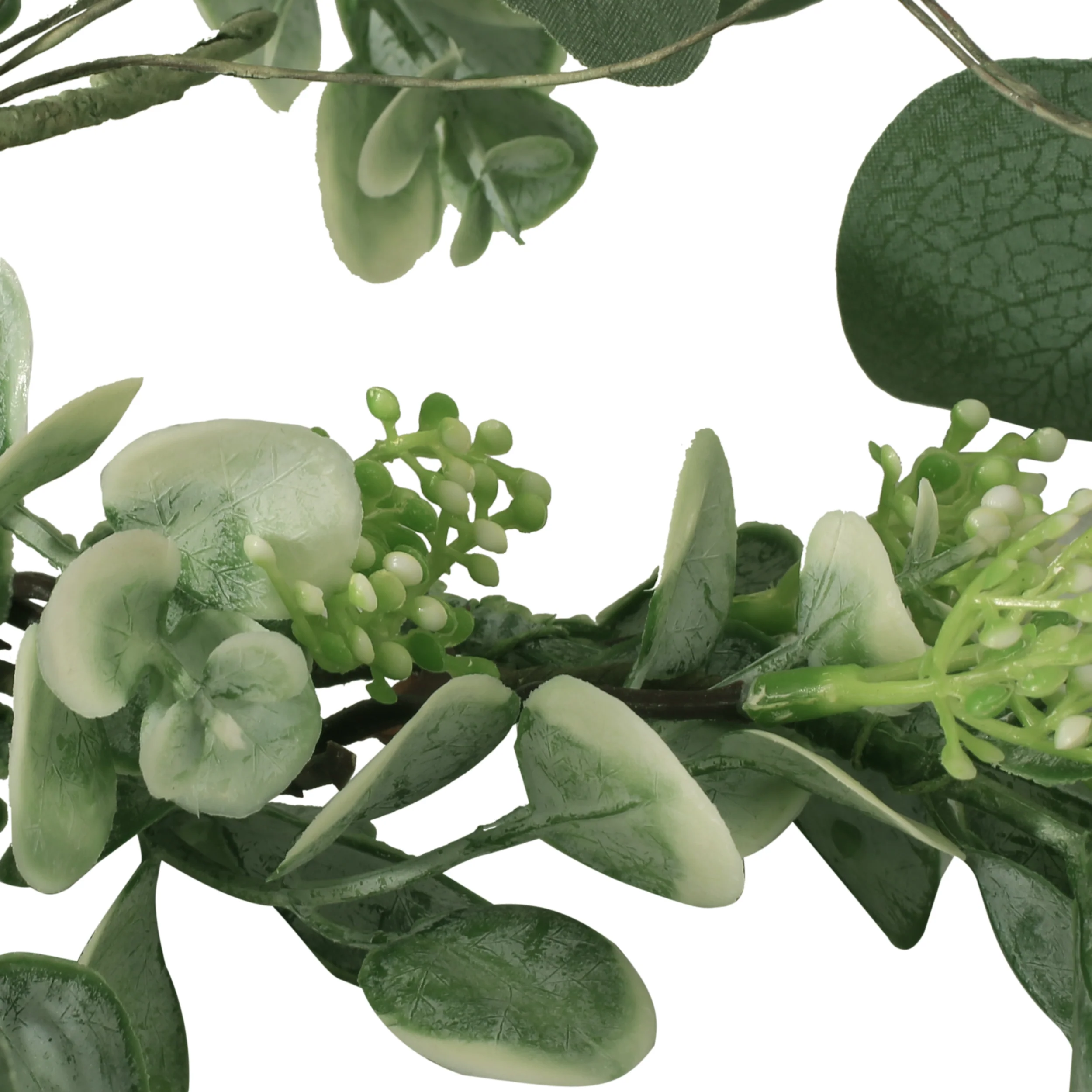 Mauhaut 5-foot Floral Eucalyptus Artificial Garland, Green - furnishings
