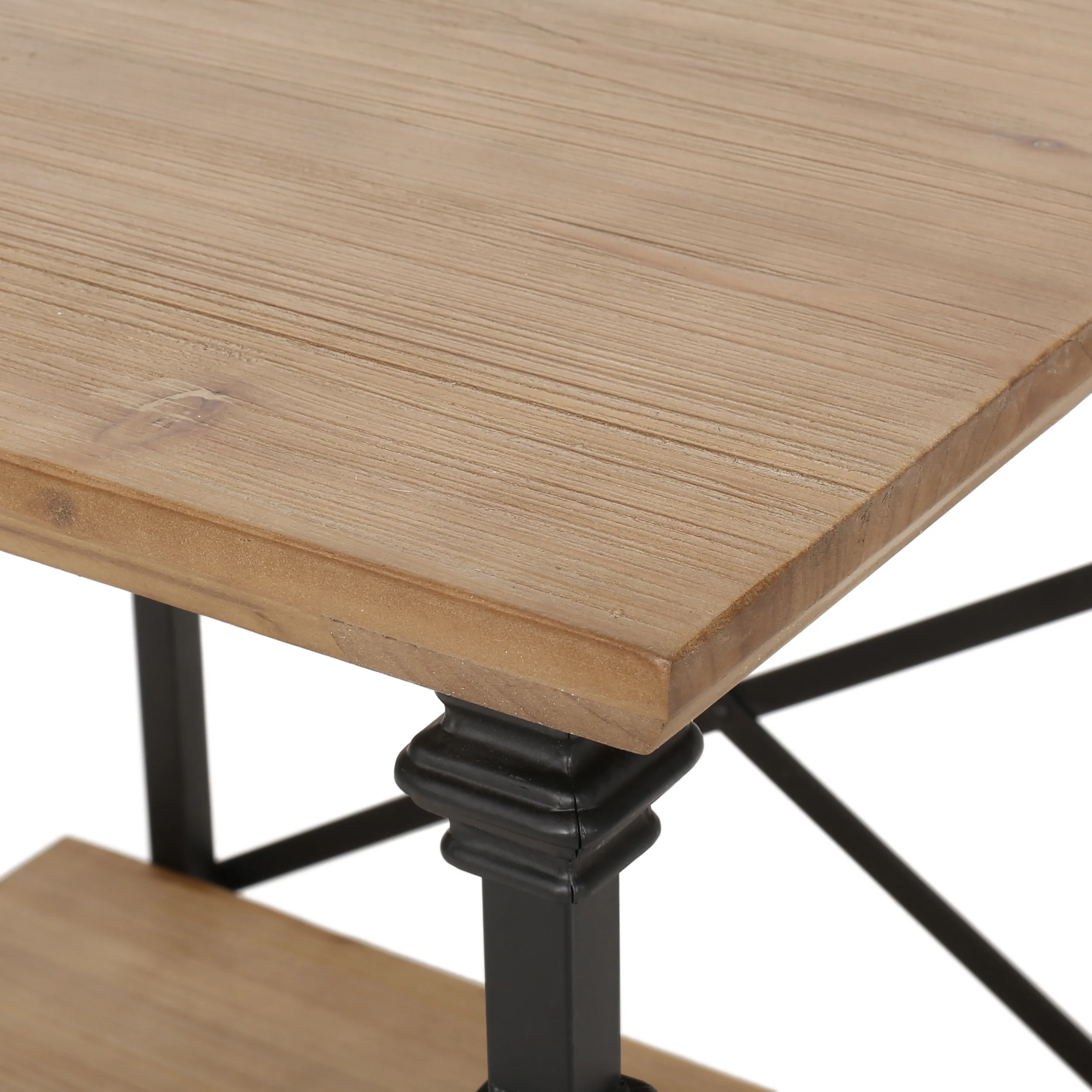 Mckynna Modern Industrial End Table - furnishings