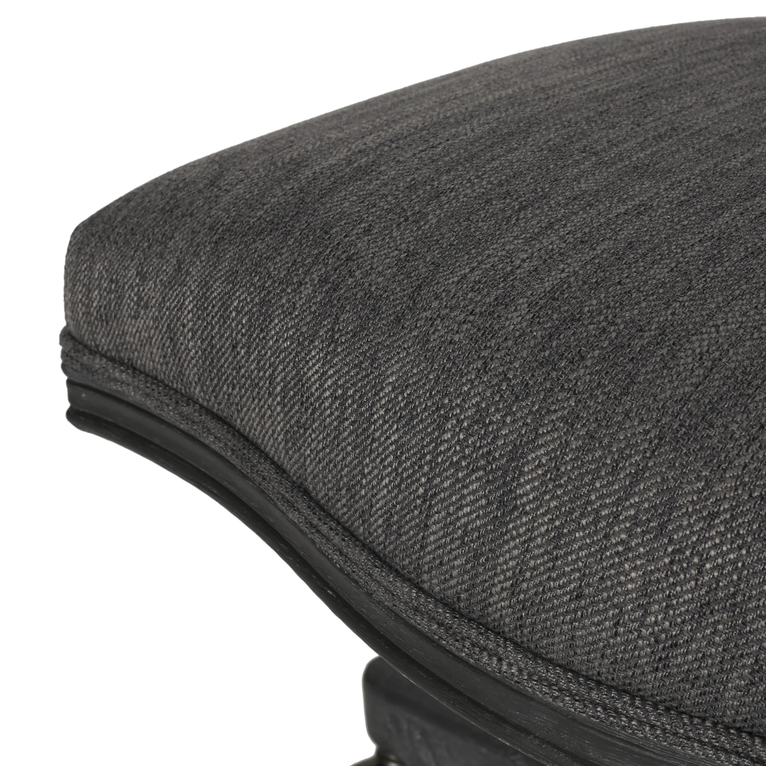 Oakes French Country Upholstered Swivel Office Chair - furnishings