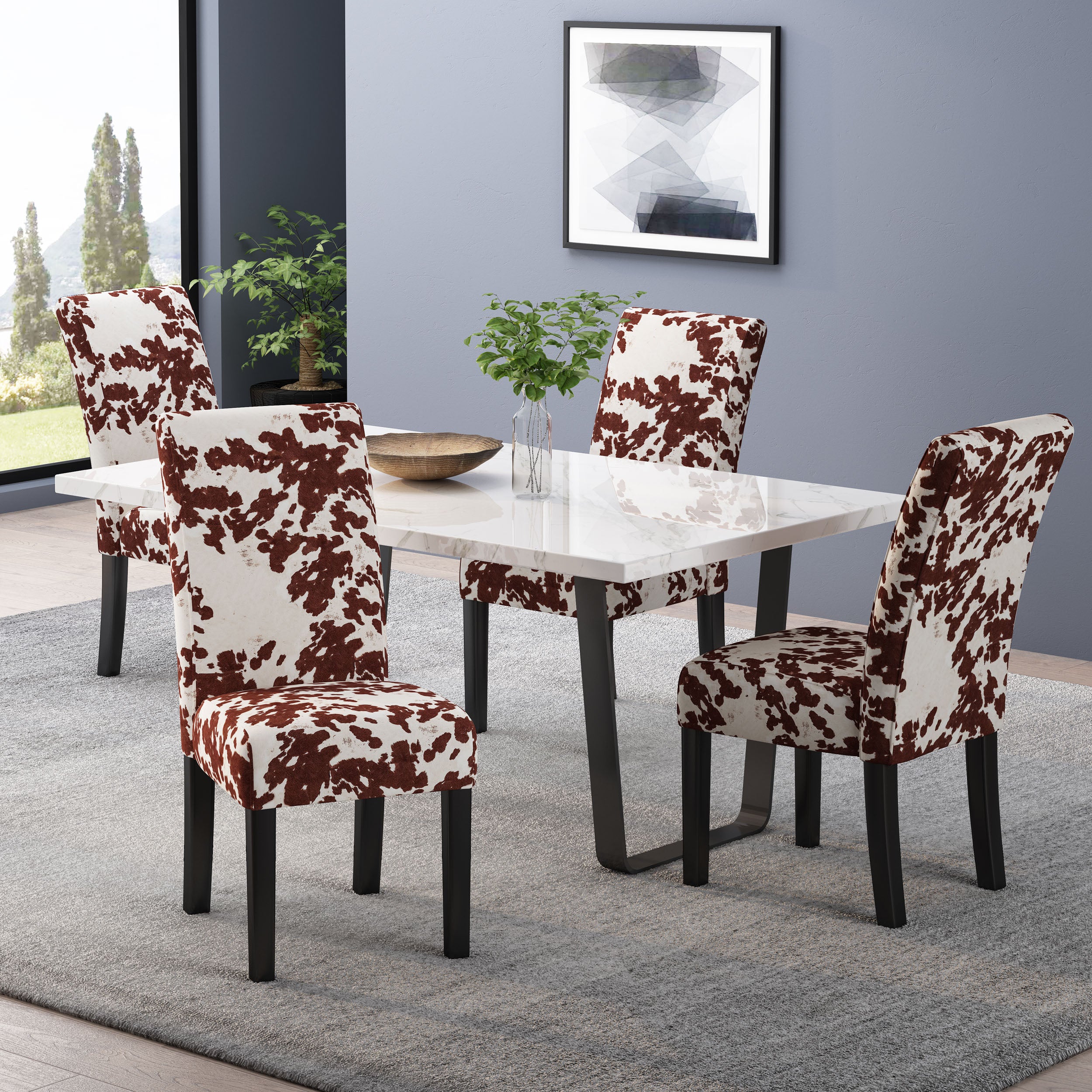 Percival Contemporary Dining Chairs (Set of 4) - furnishings