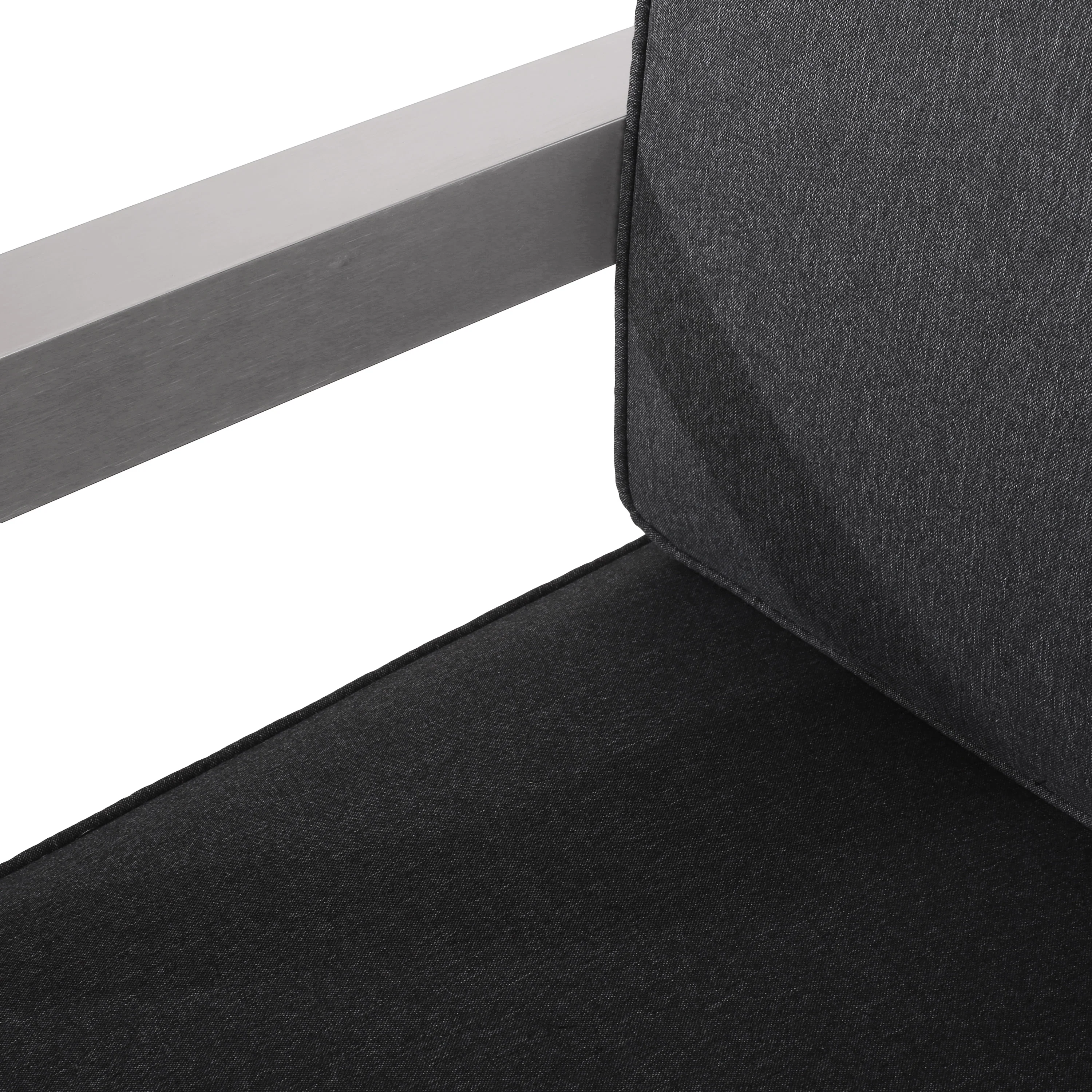 Alec Outdoor Aluminum Loveseat with Cushions - furnishings