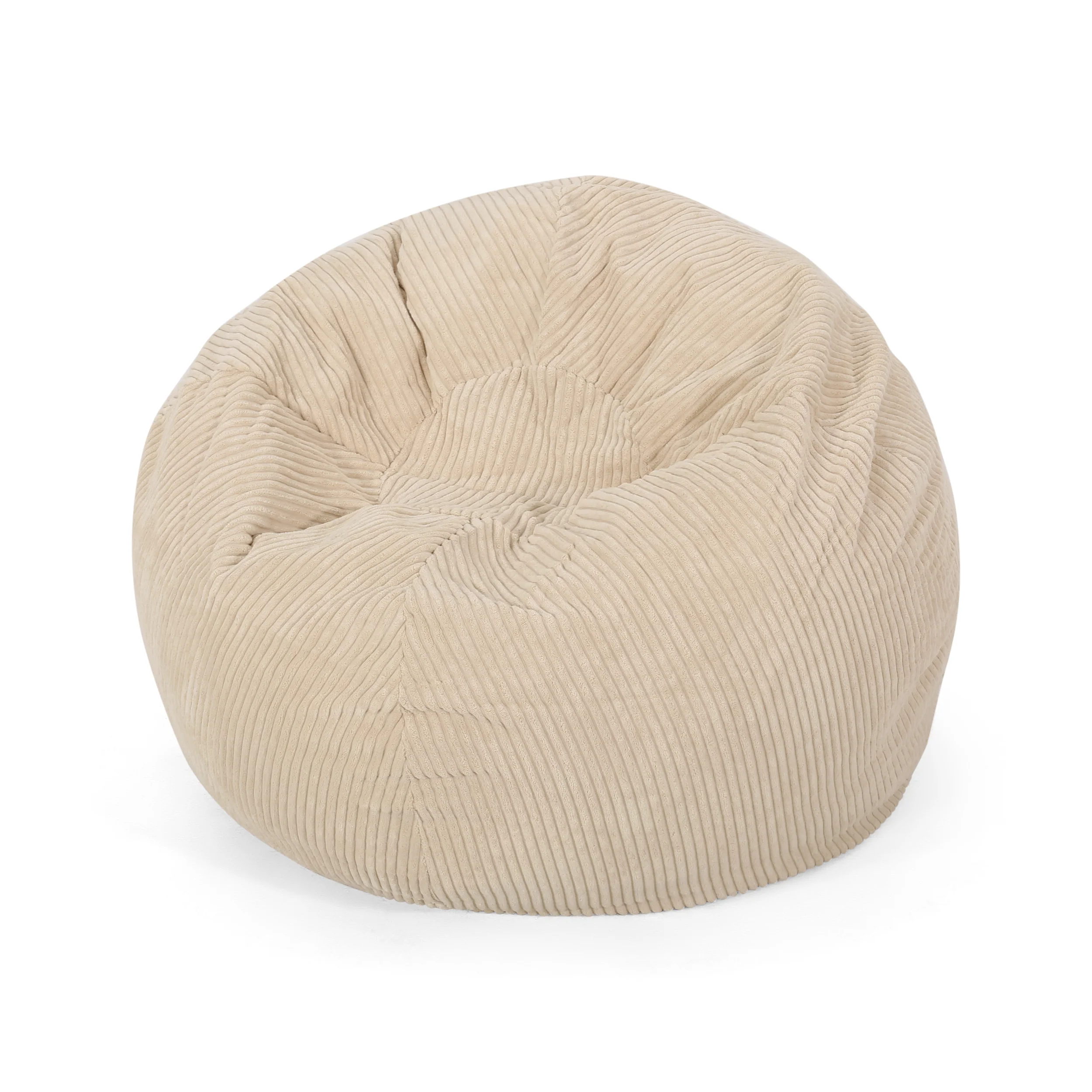 Germaine 3 Foot Modern Corduroy Beanbag - furnishings