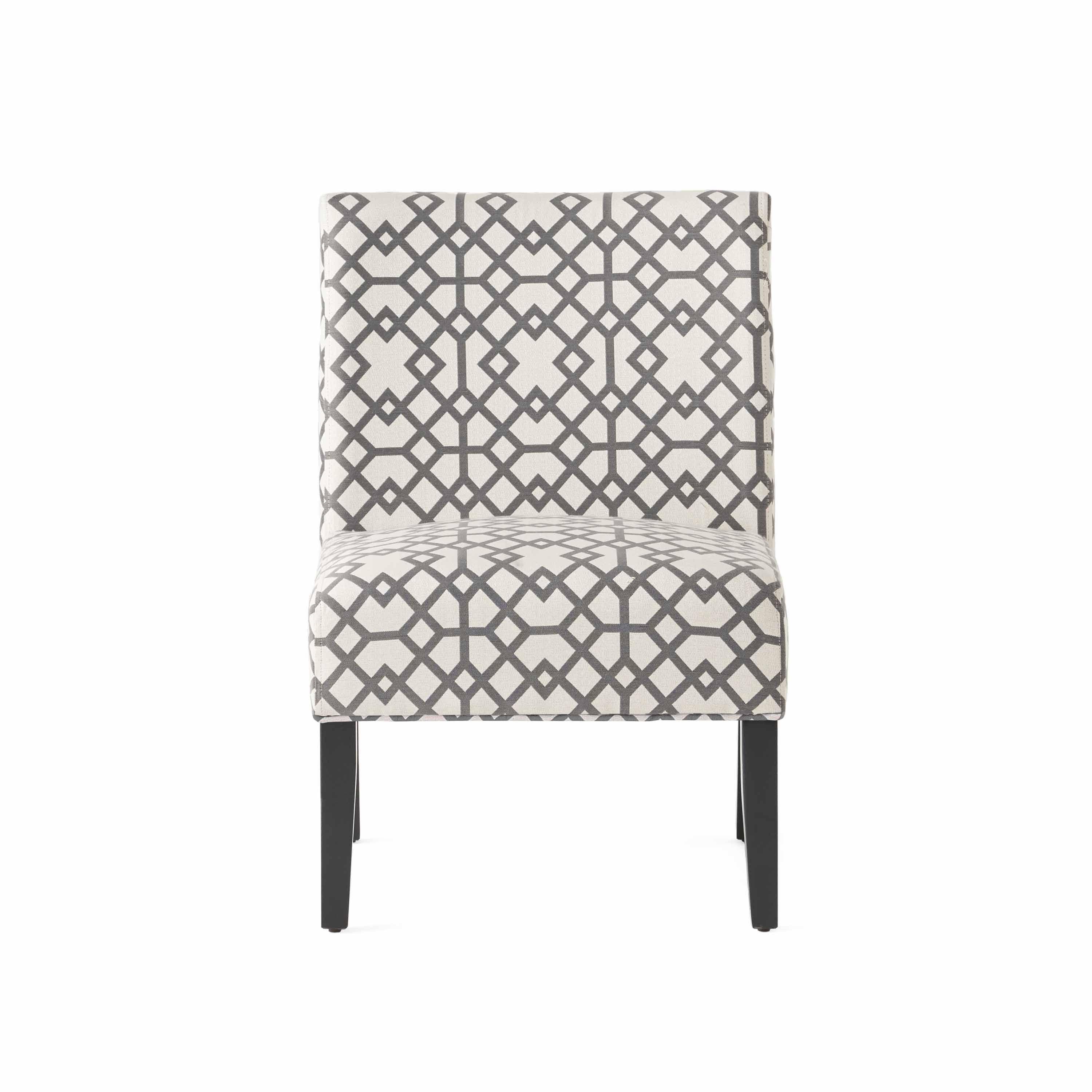 Kendal Contemporary Fabric Slipper Accent Chair - furnishings
