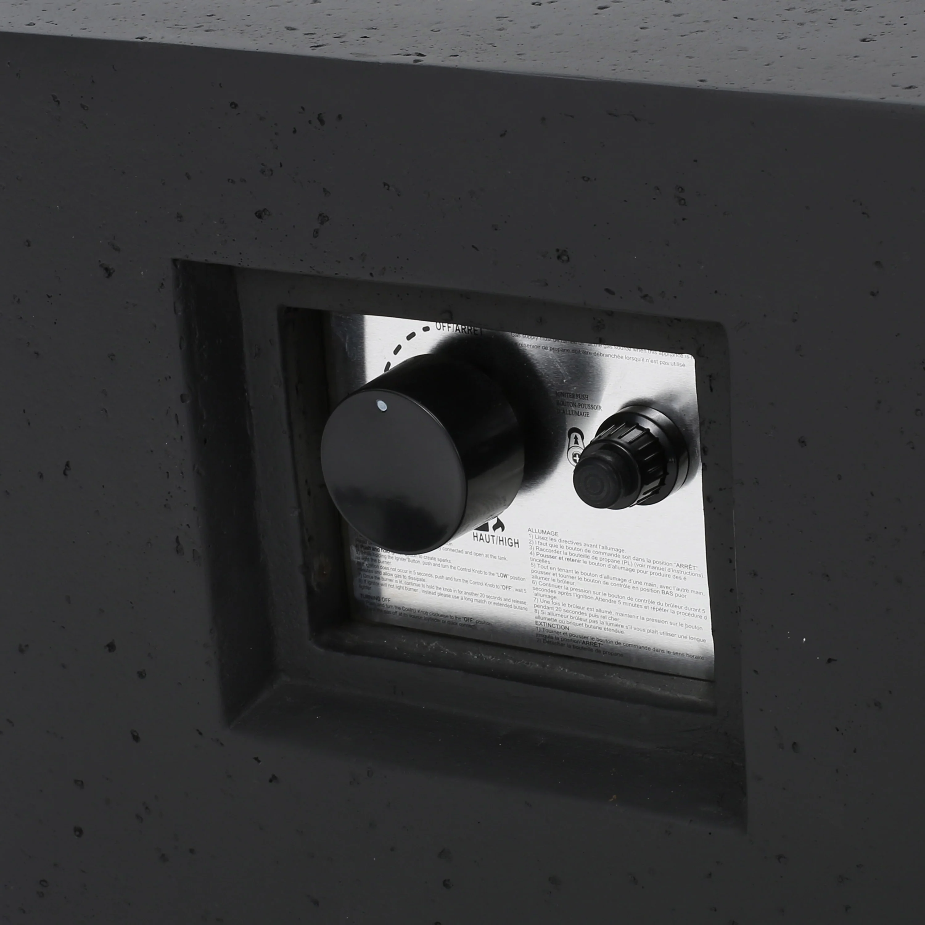 Coral Bay Outdoor Gray Aluminum 7 Piece Sofa Chat Set with Fire Table - furnishings