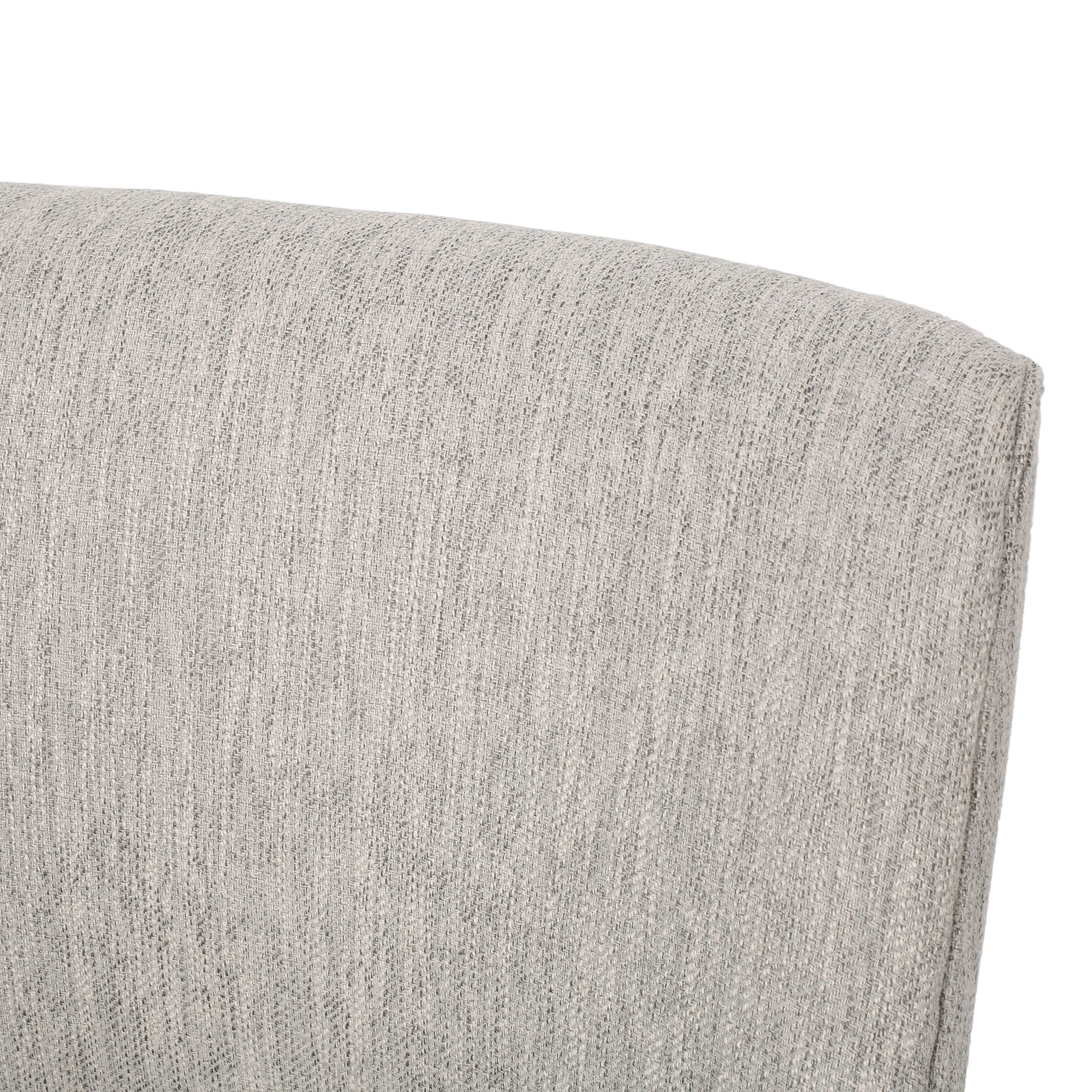 Boise Contemporary Fabric Upholstered Wood Dining Chairs, Set of 2 - furnishings