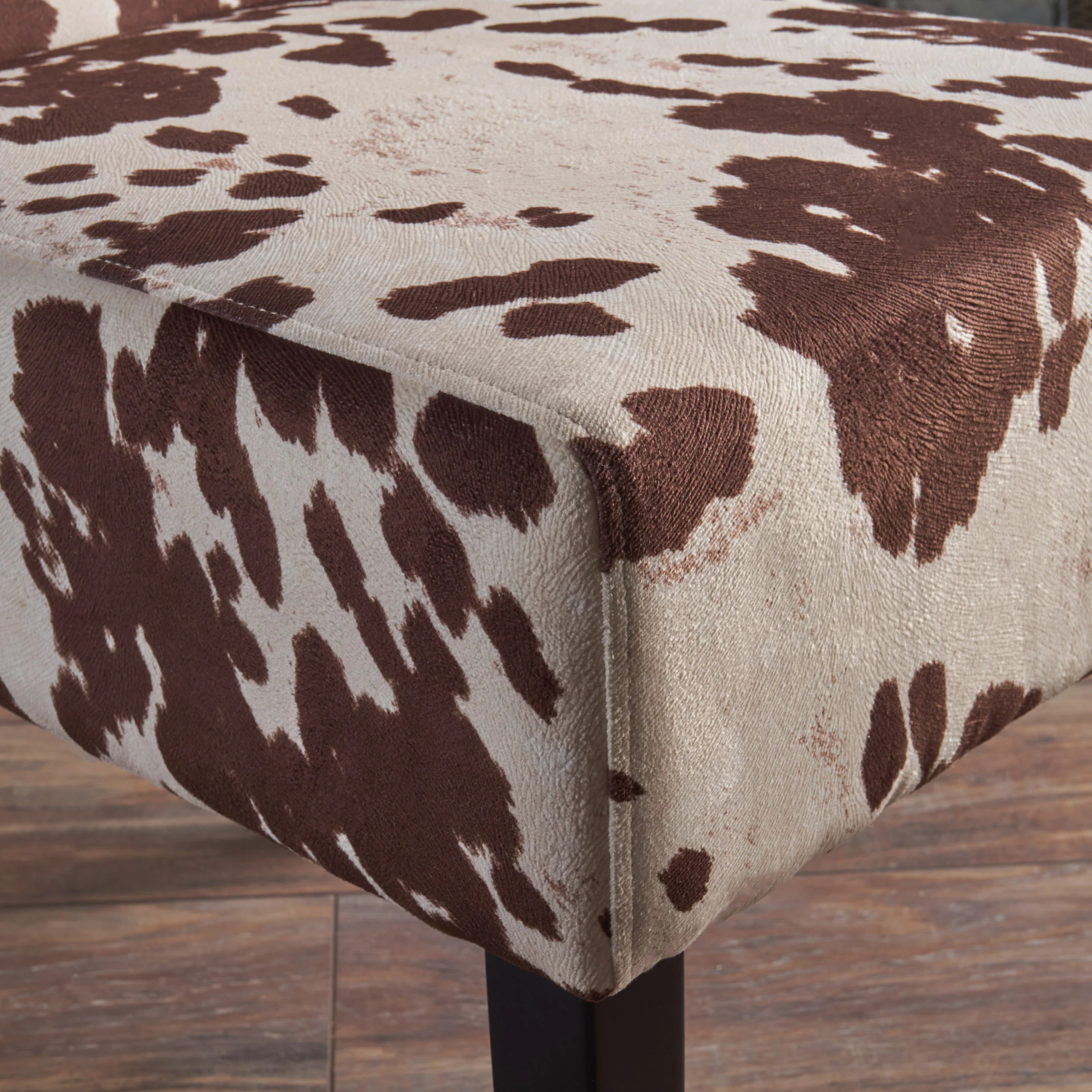 Pergatta Contemporary Milk Cow New Velvet Dining Chair (Set of 2) - furnishings