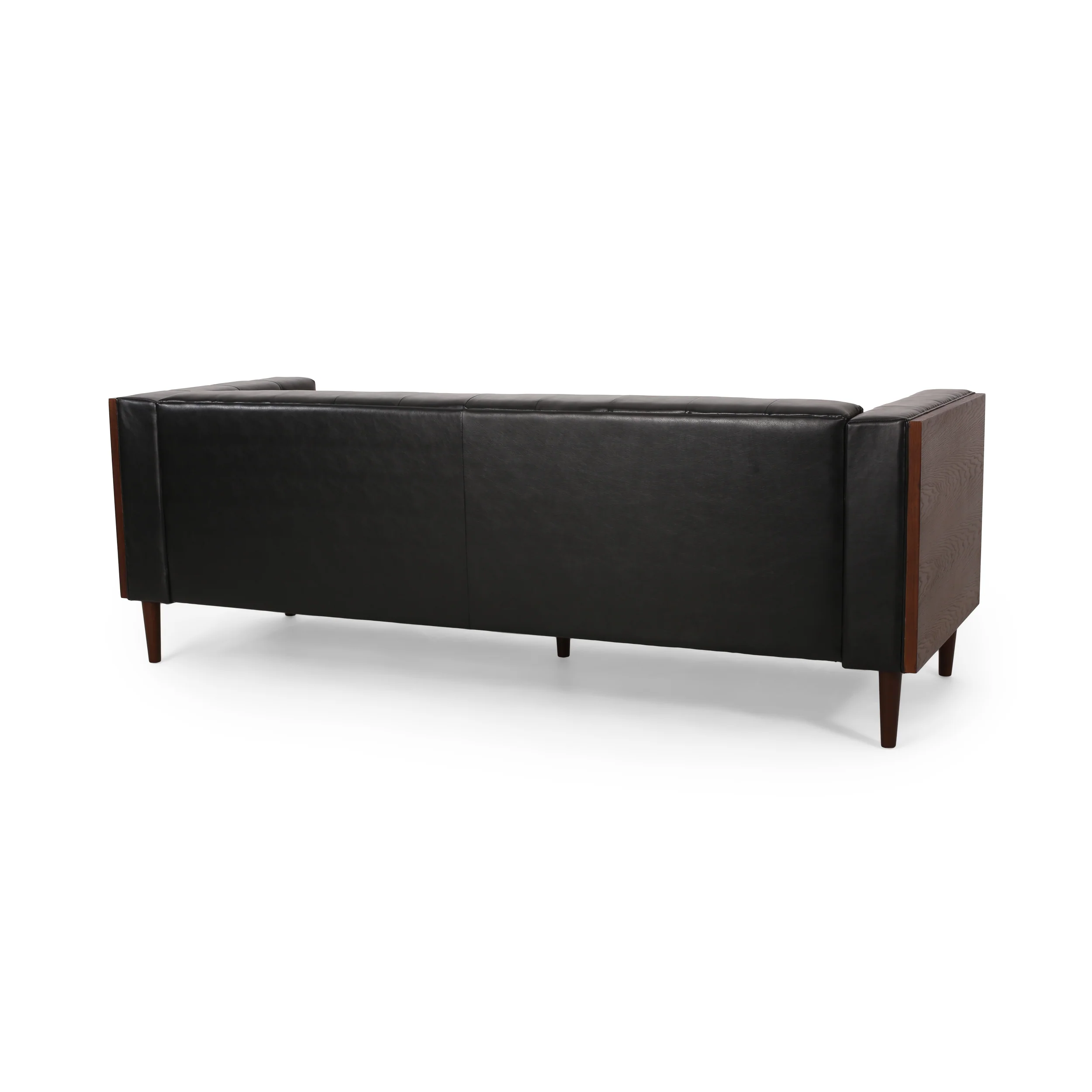 Neilan Contemporary Tufted Deep Seated Sofa with Accent Pillows - furnishings