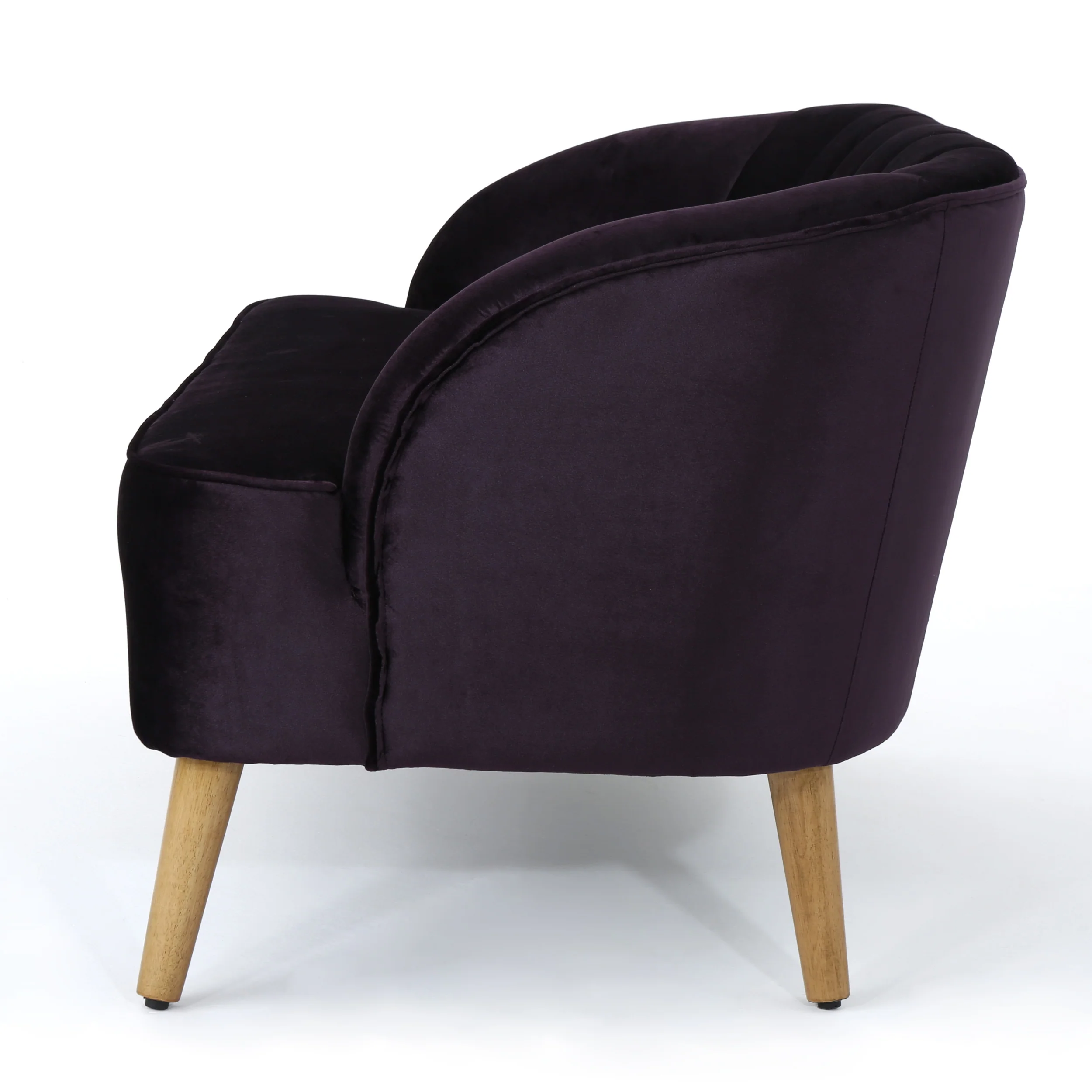 Scarlett Modern New Velvet Settee - furnishings