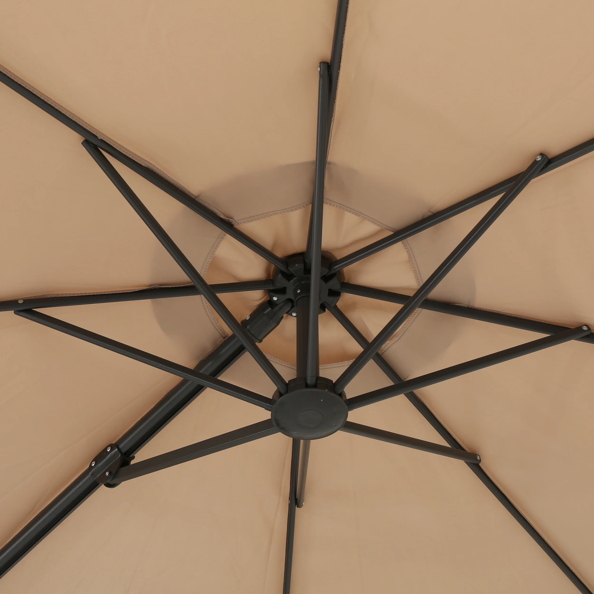 Sloane Outdoor Water Resistant Steel Frame Banana Sun Canopy - furnishings