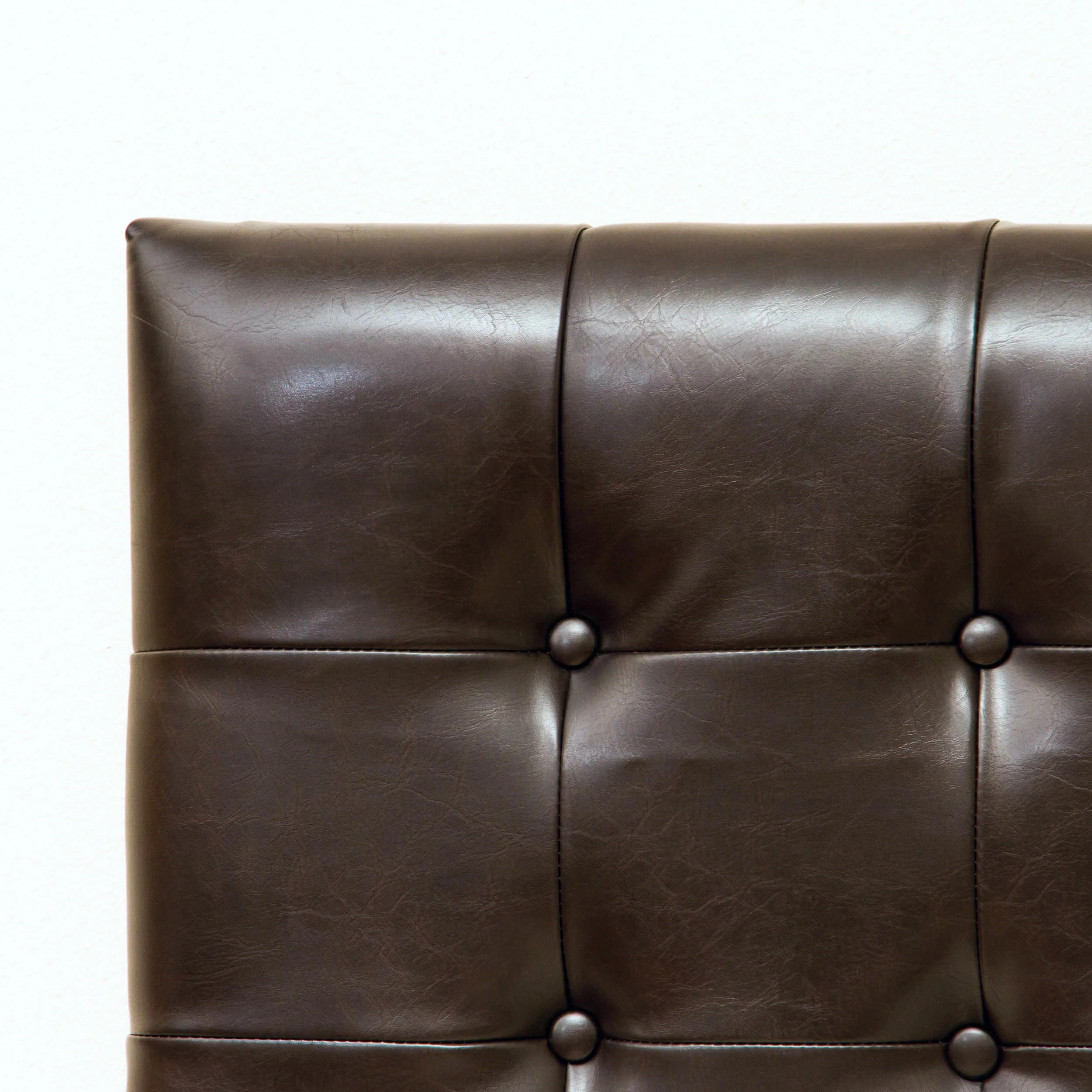 Lucca Tufted Bonded Leather King/Cal King Headboard - furnishings