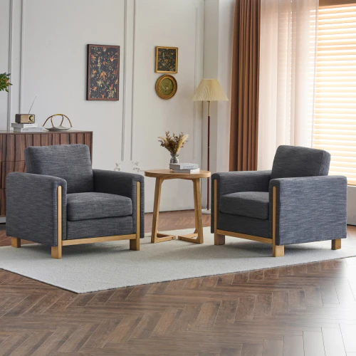 Alarics Modern Accent Arm Chair Upholstered Club Chair - furnishings