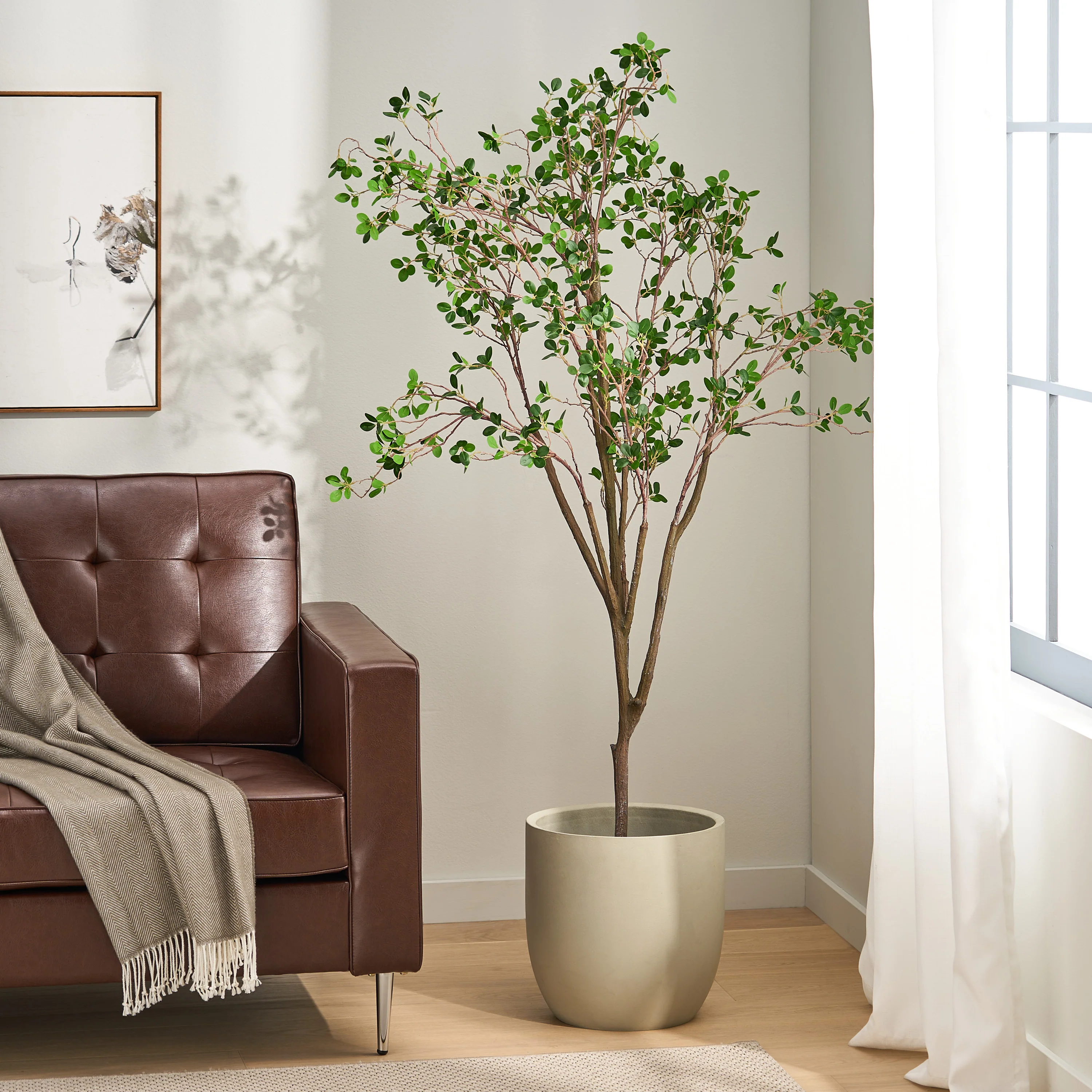 Willey Artificial Leaf Tree - furnishings