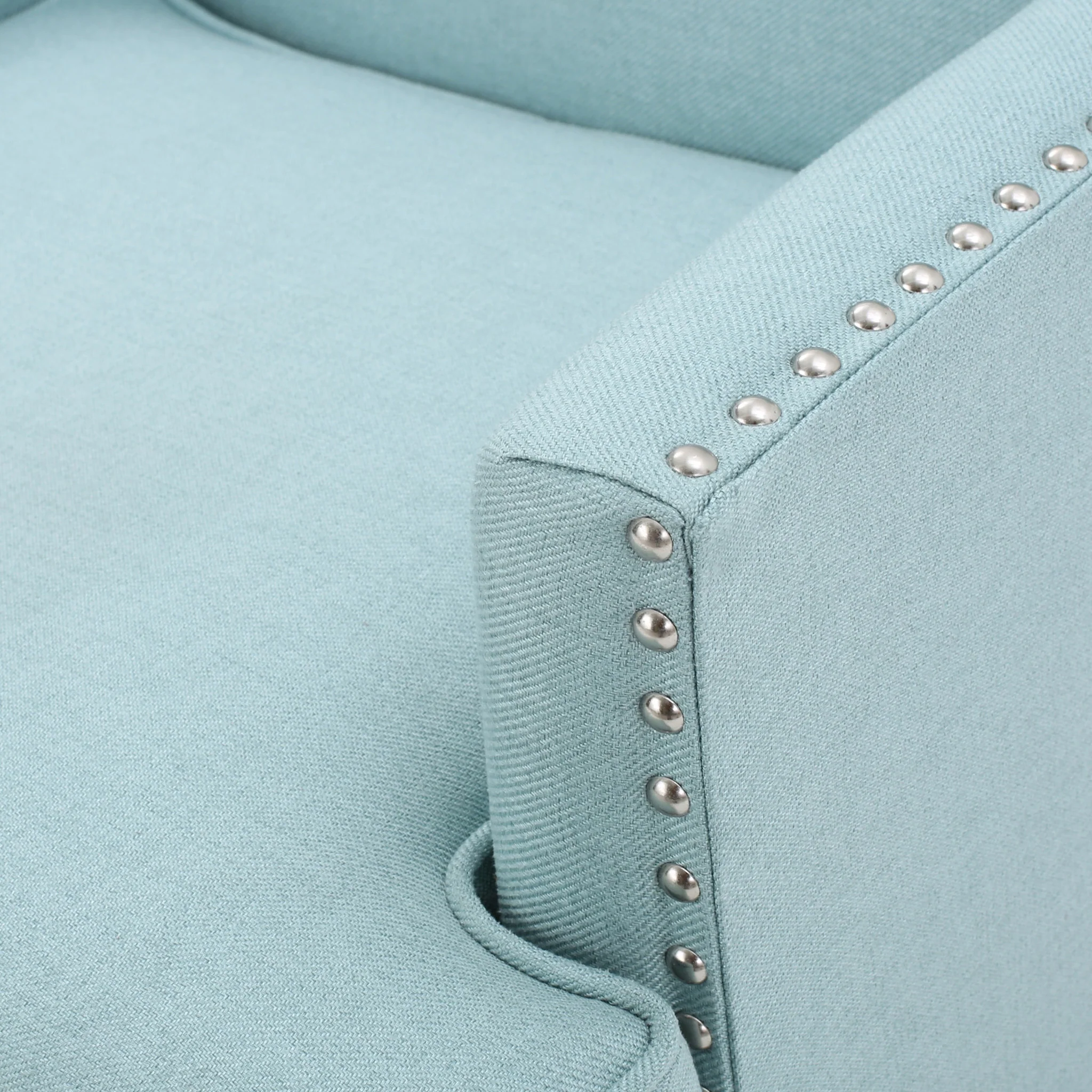 Talette Studded Modern Club Arm Chair - furnishings