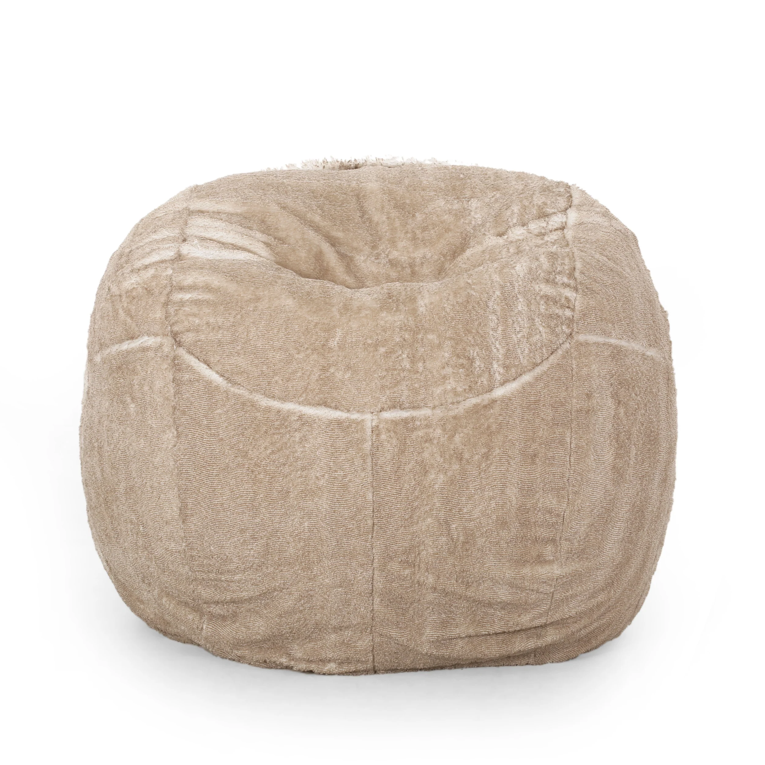 Maysville Modern Glam 5 Foot Faux Fur Winter Bean Bag - furnishings