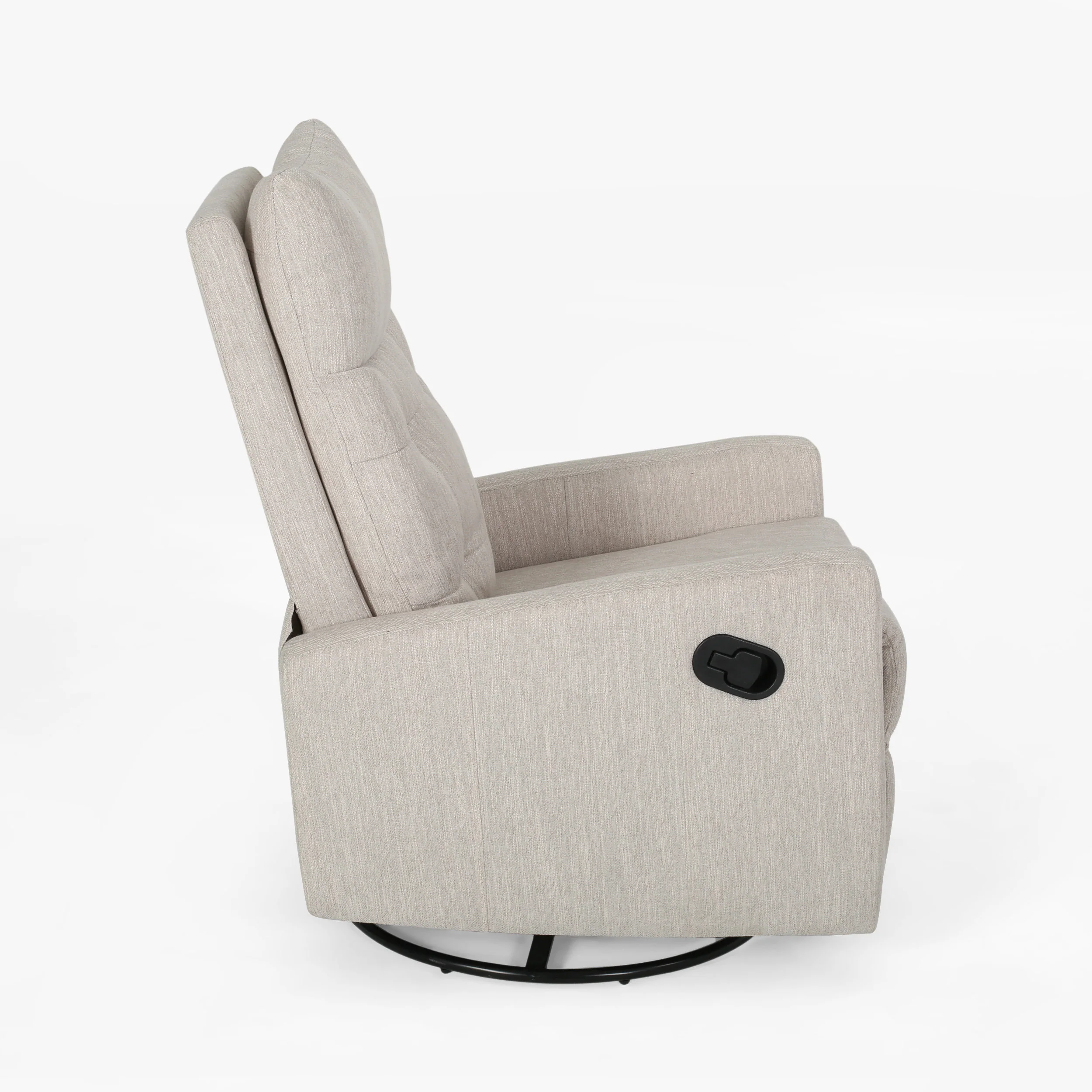 Ishtar Contemporary Glider Swivel Push Back Nursery Recliner - furnishings