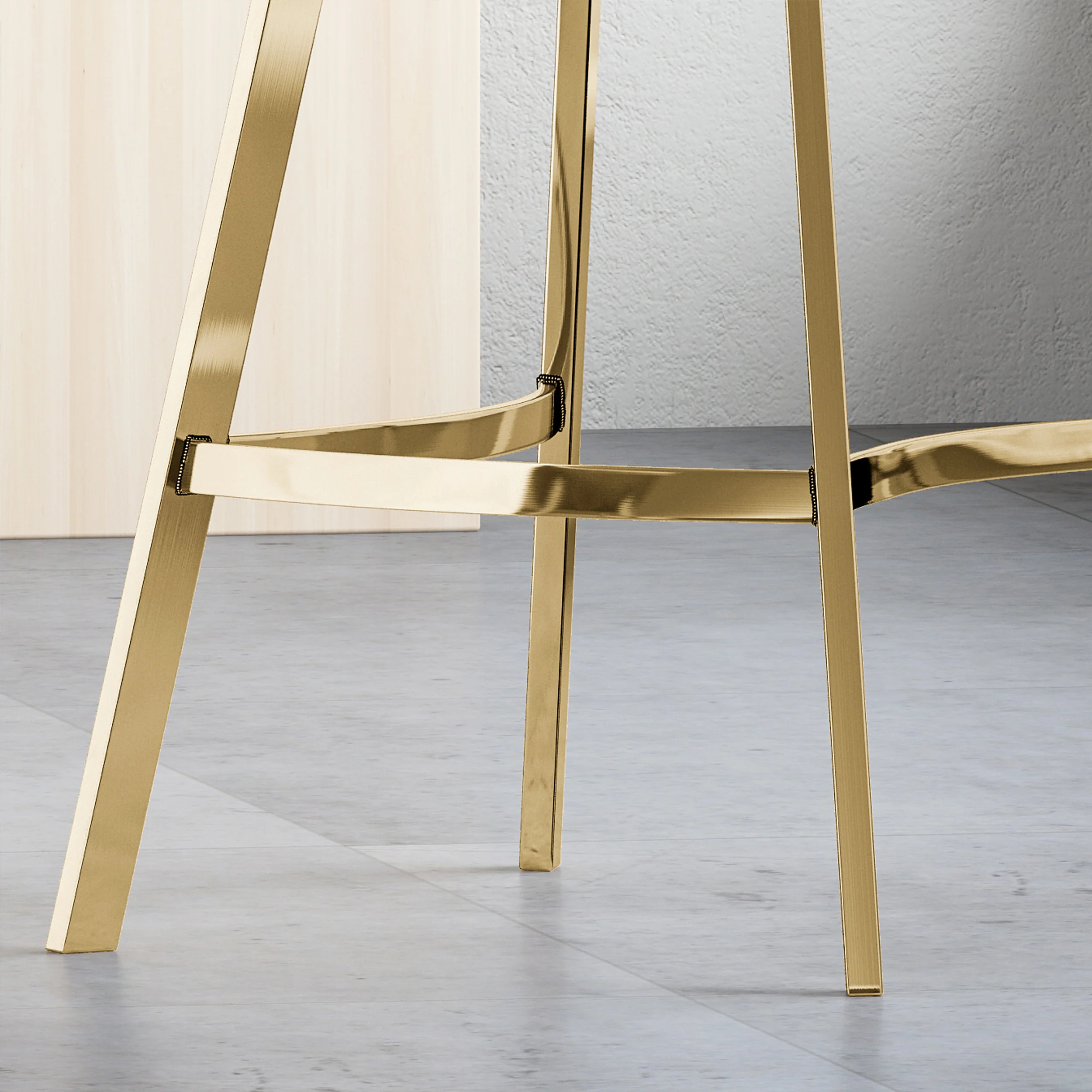 Rubani Modern Glam Velvet Bar Stool (Set of 2) - furnishings