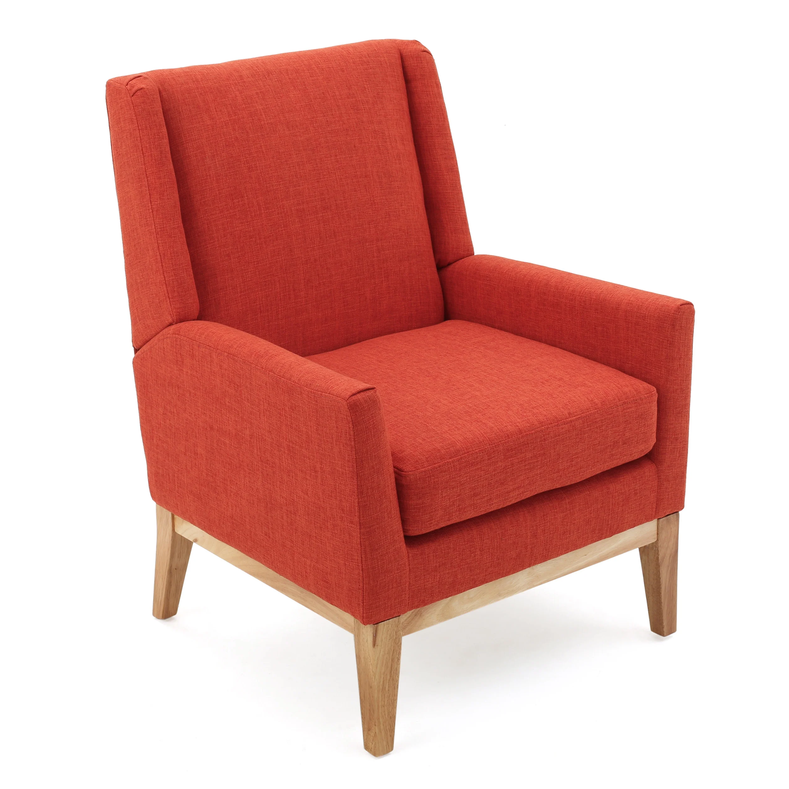 Kronen Mid Century Design Fabric Accent Chair - furnishings