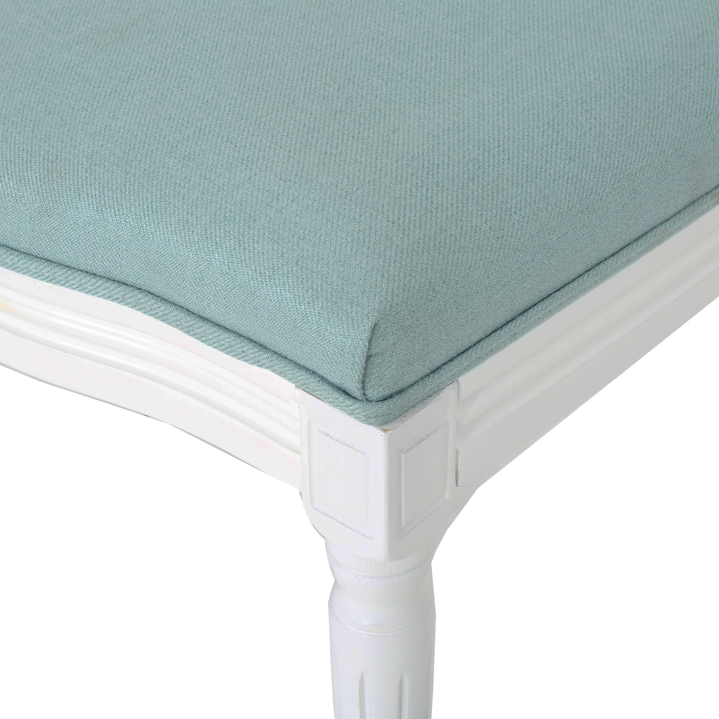 Adelise Traditional Light Blue Upholstered Fabric Dining Chairs (Set of 2) - furnishings