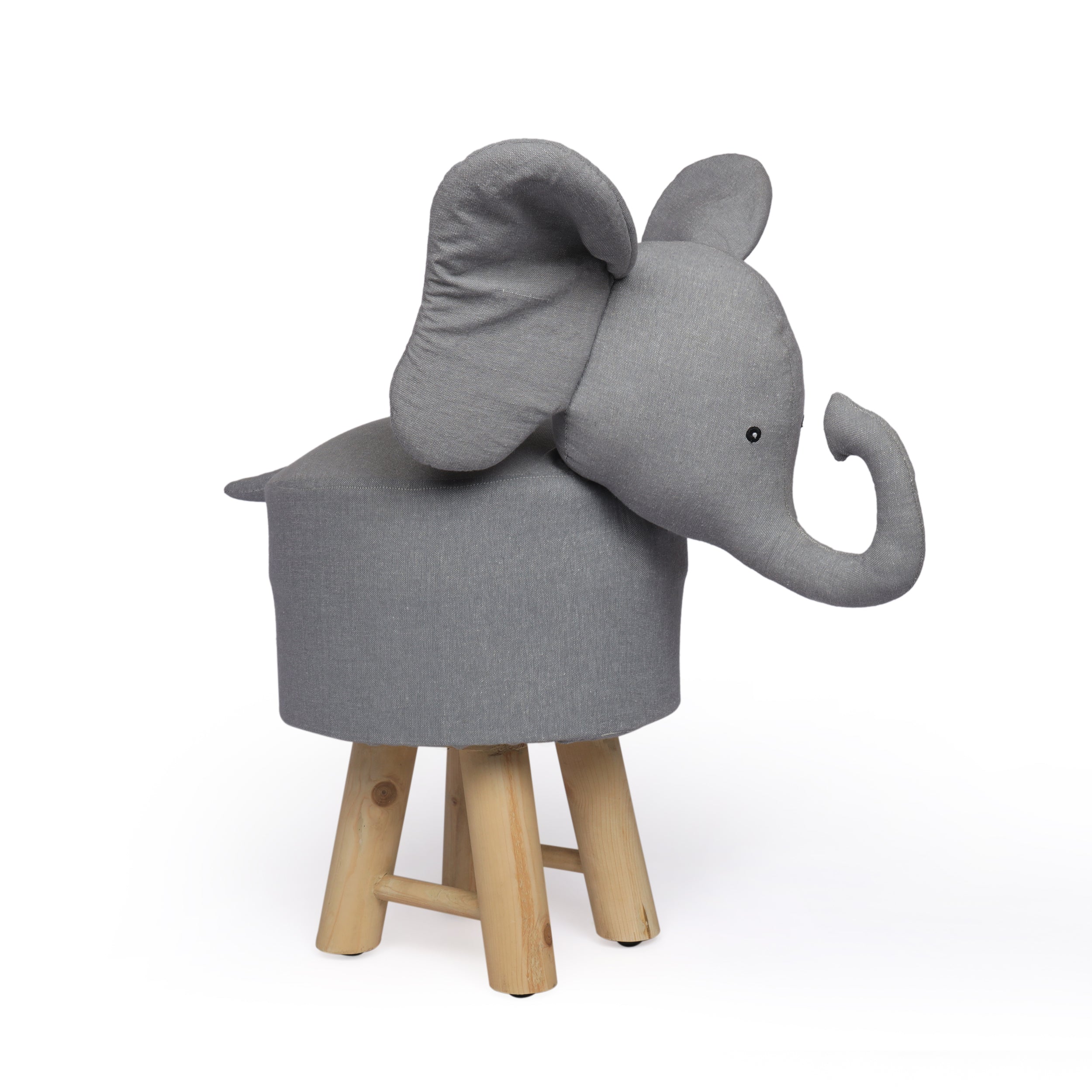 Scotlynn Contemporary Kids Elephant Ottoman - furnishings