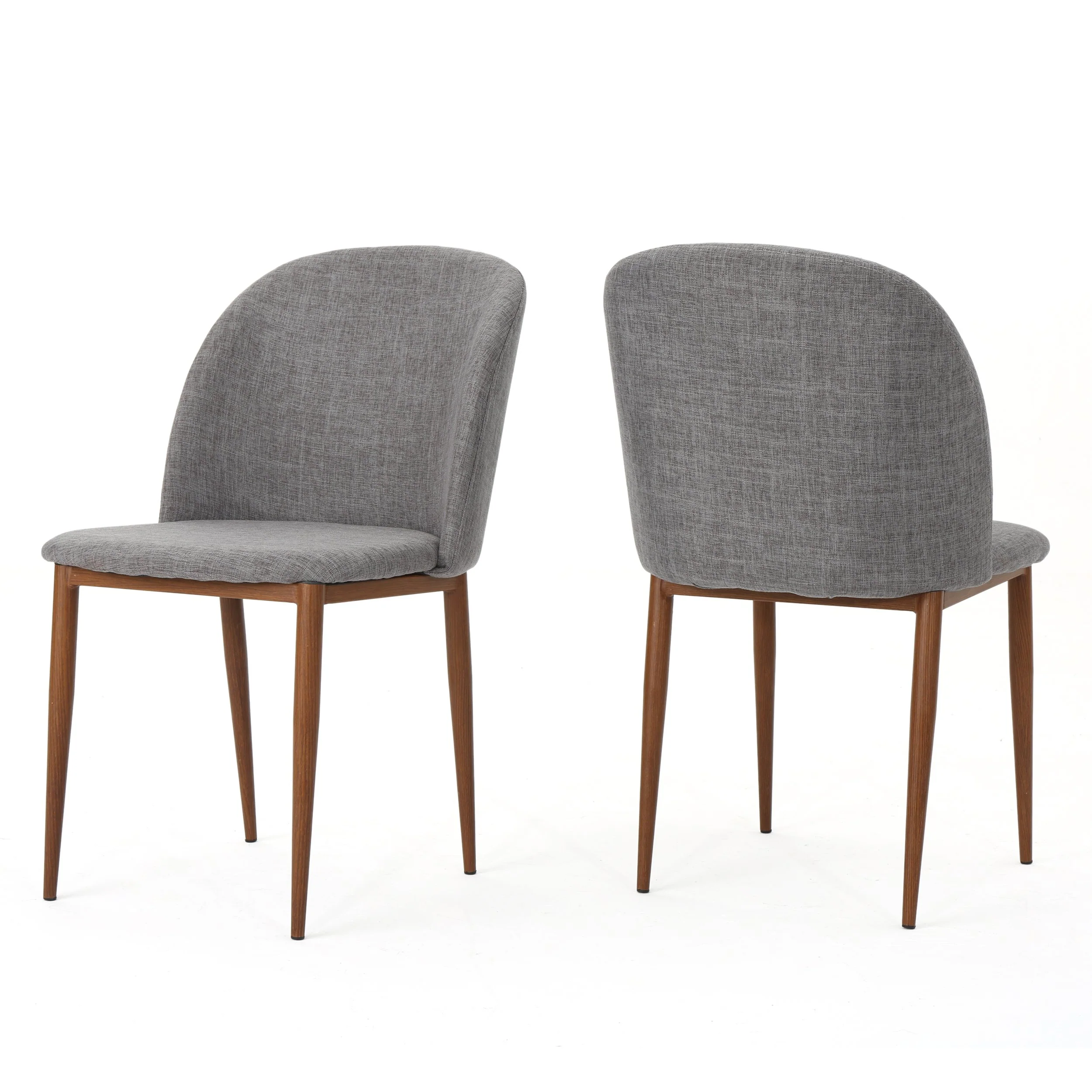 Anastasia Light Gray Fabric Dining Chairs (Set of 2) - furnishings
