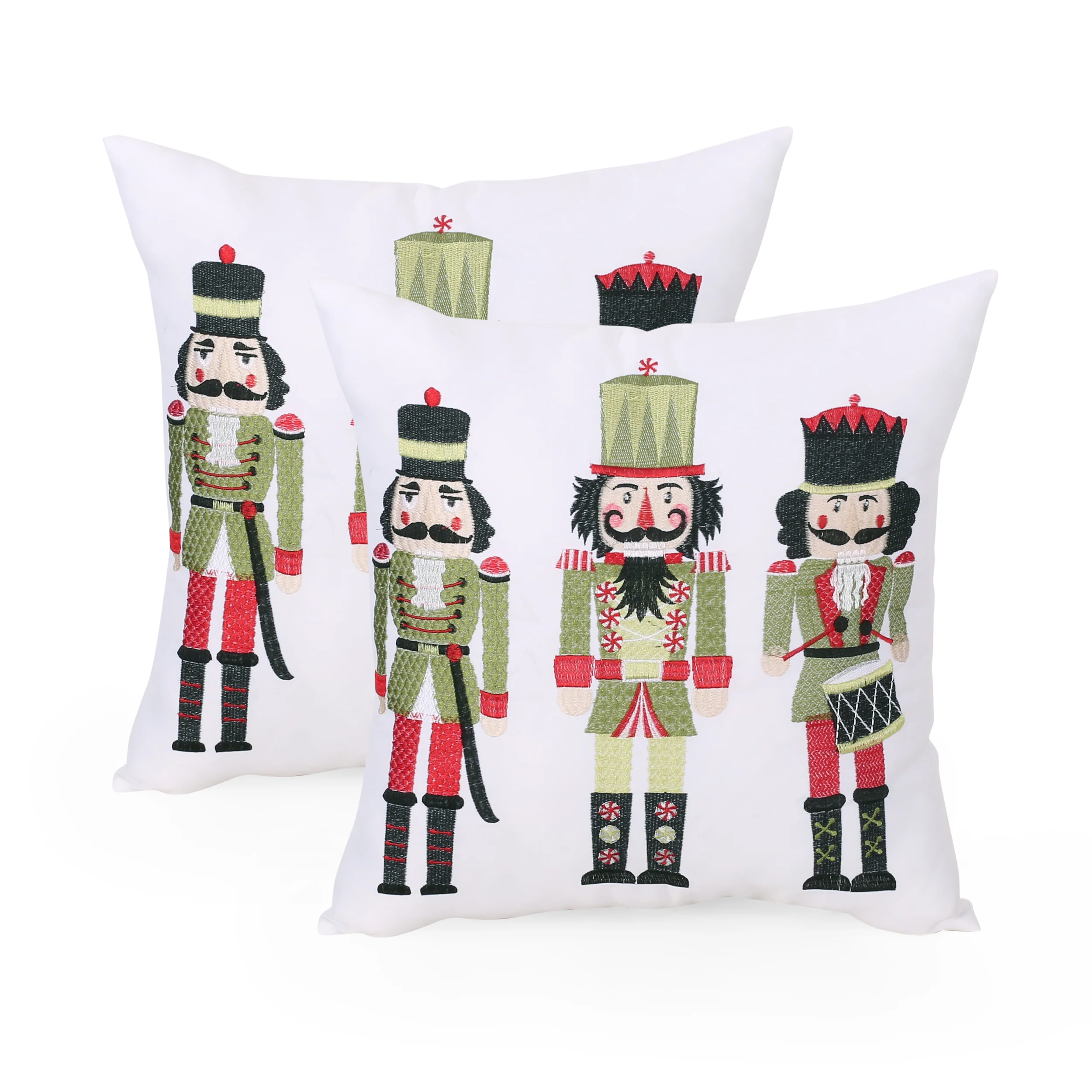Coahoma Modern Fabric Christmas Throw Pillow - furnishings