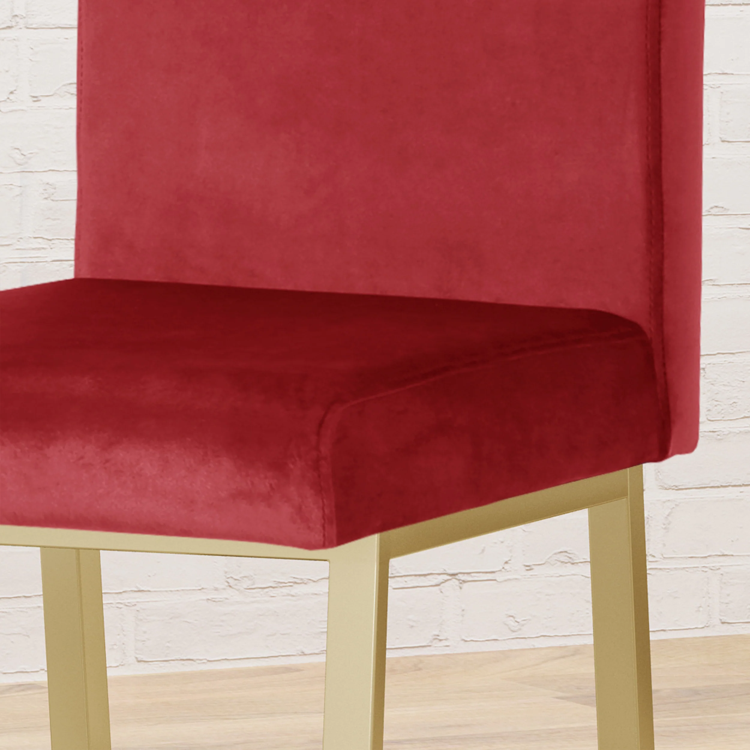 Lexi Modern Velvet Barstools (Set of 2) - furnishings