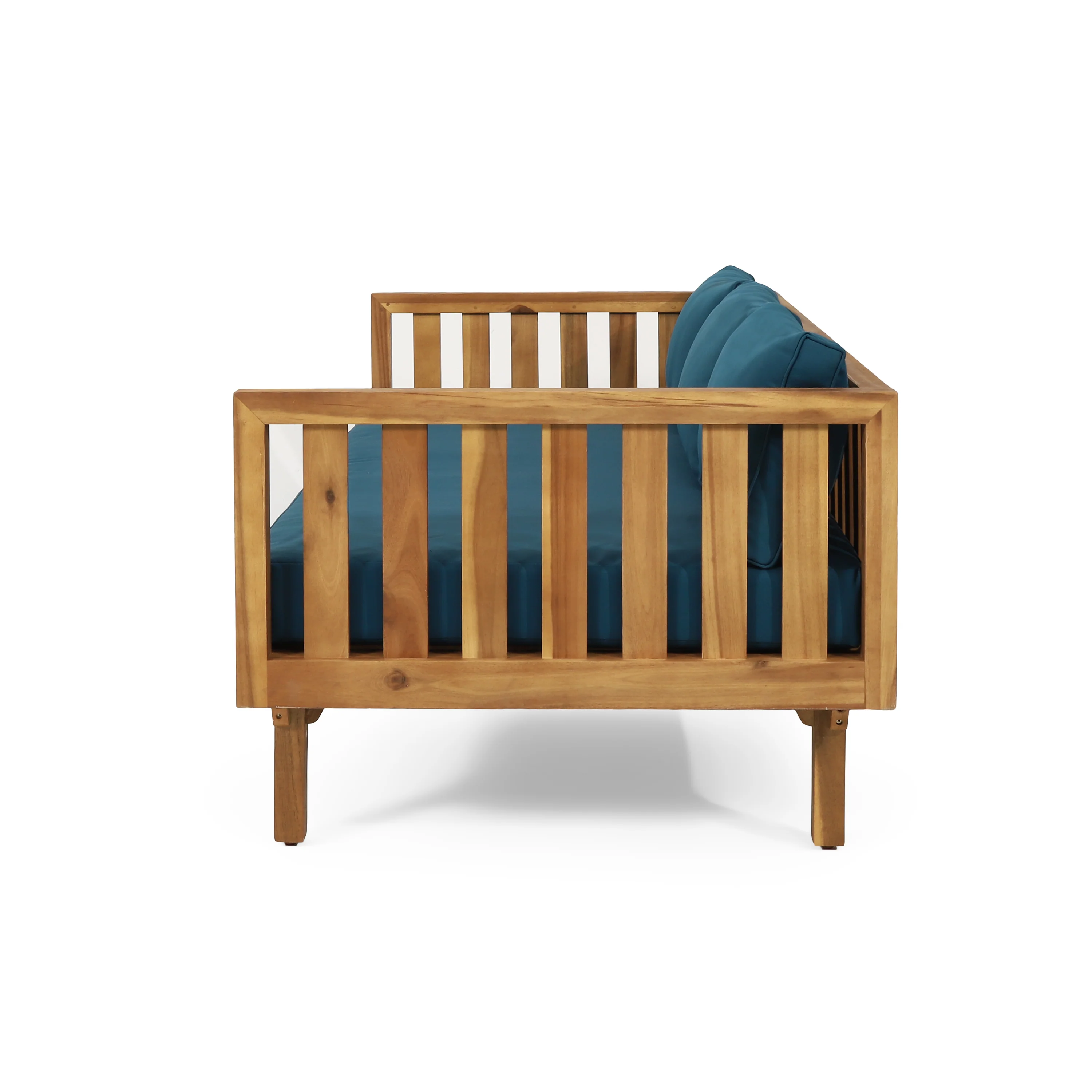 Bordeaux Outdoor 3 Seater Acacia Wood Daybed - furnishings