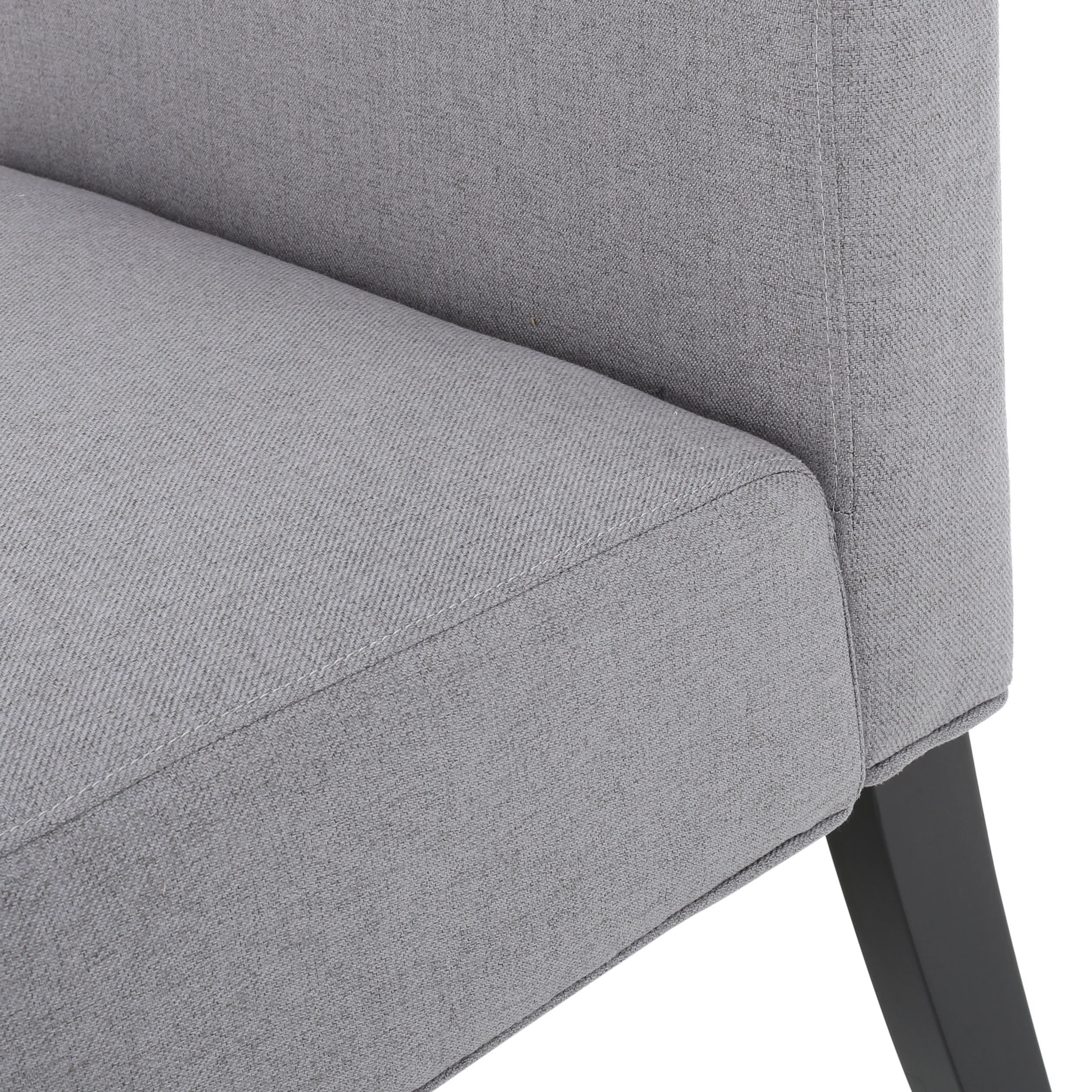 Kendal Contemporary Fabric Slipper Accent Chair - furnishings