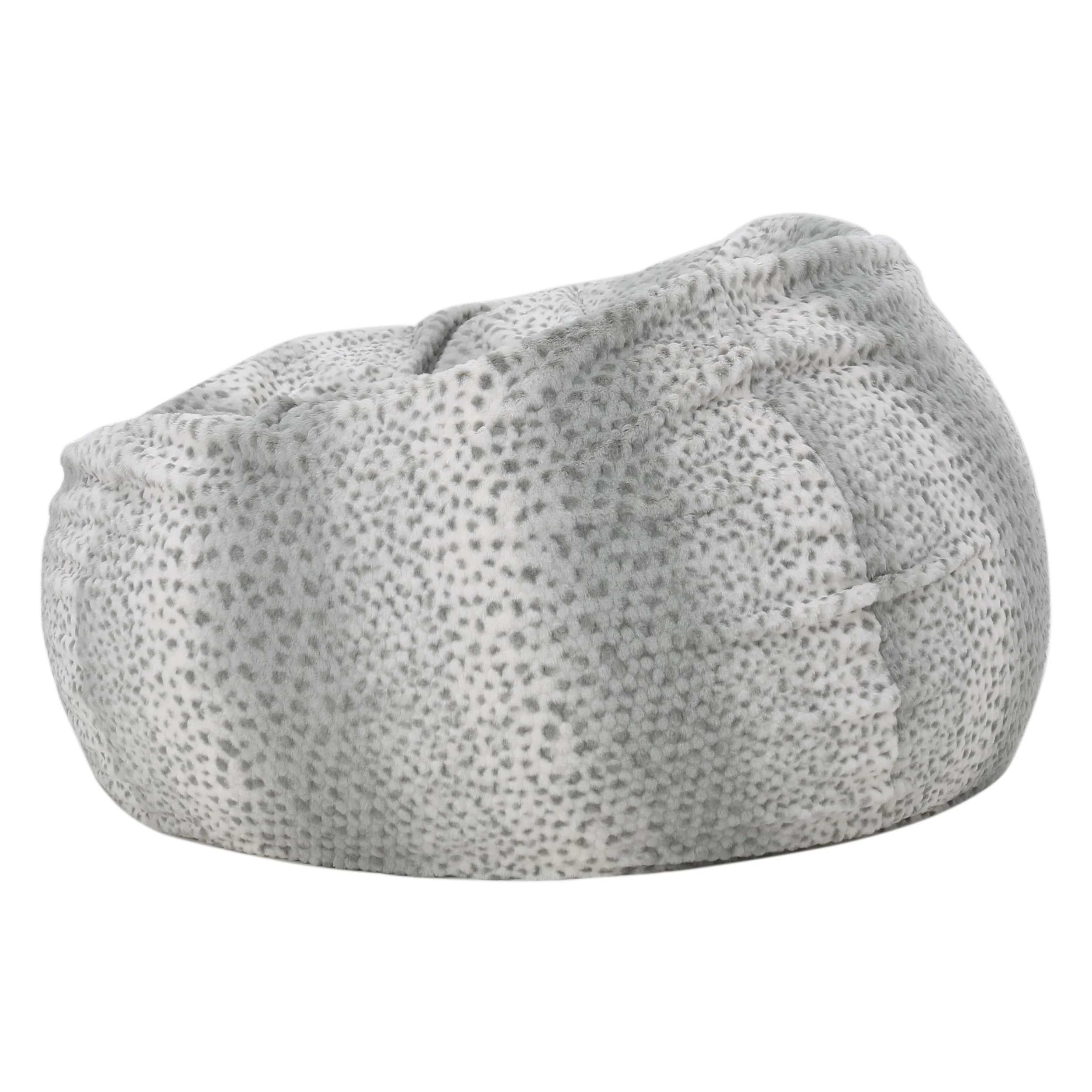 Edwardo Modern 3 Foot Faux Fur Bean Bag (Cover Only) - furnishings