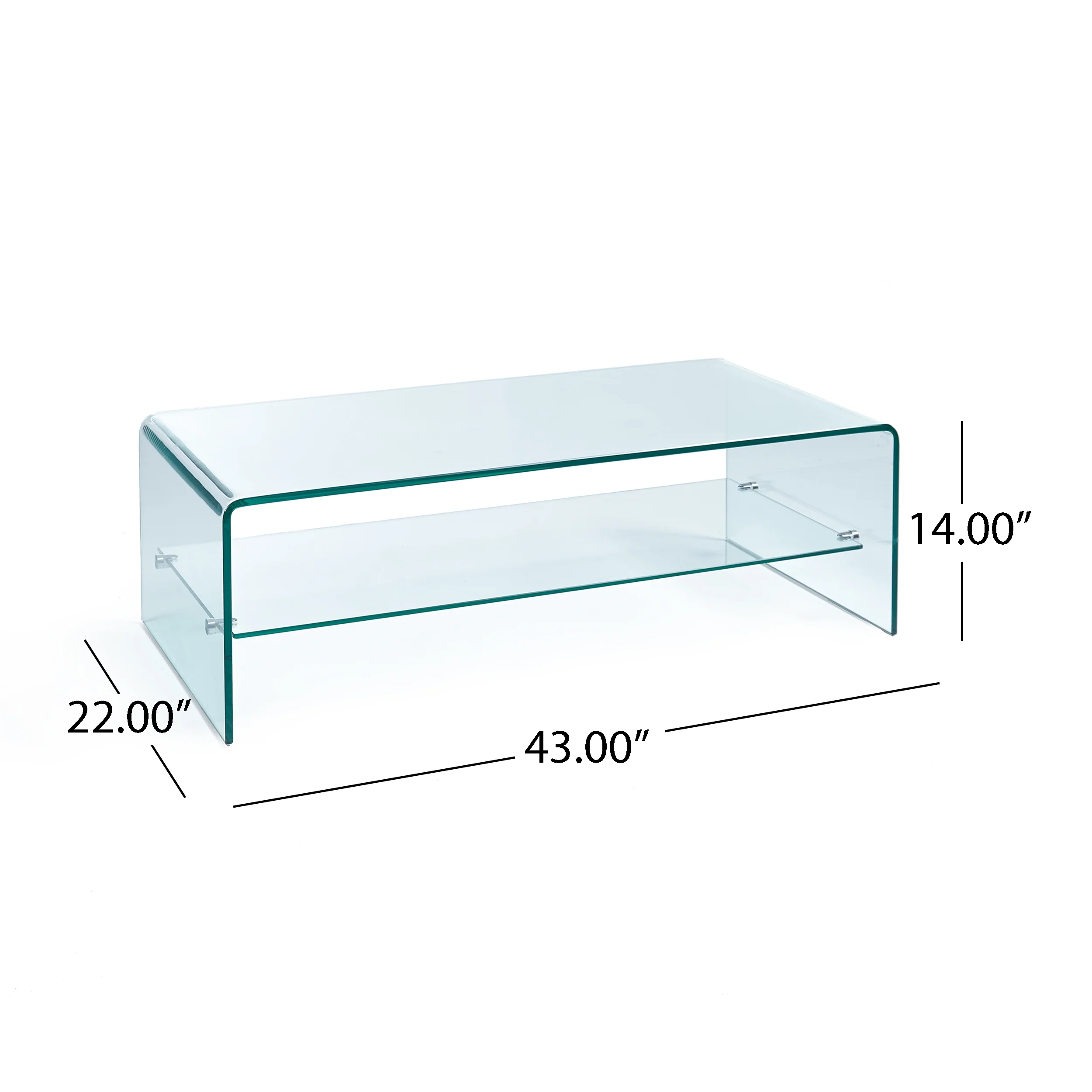 Charlize Glass Coffee Table - furnishings