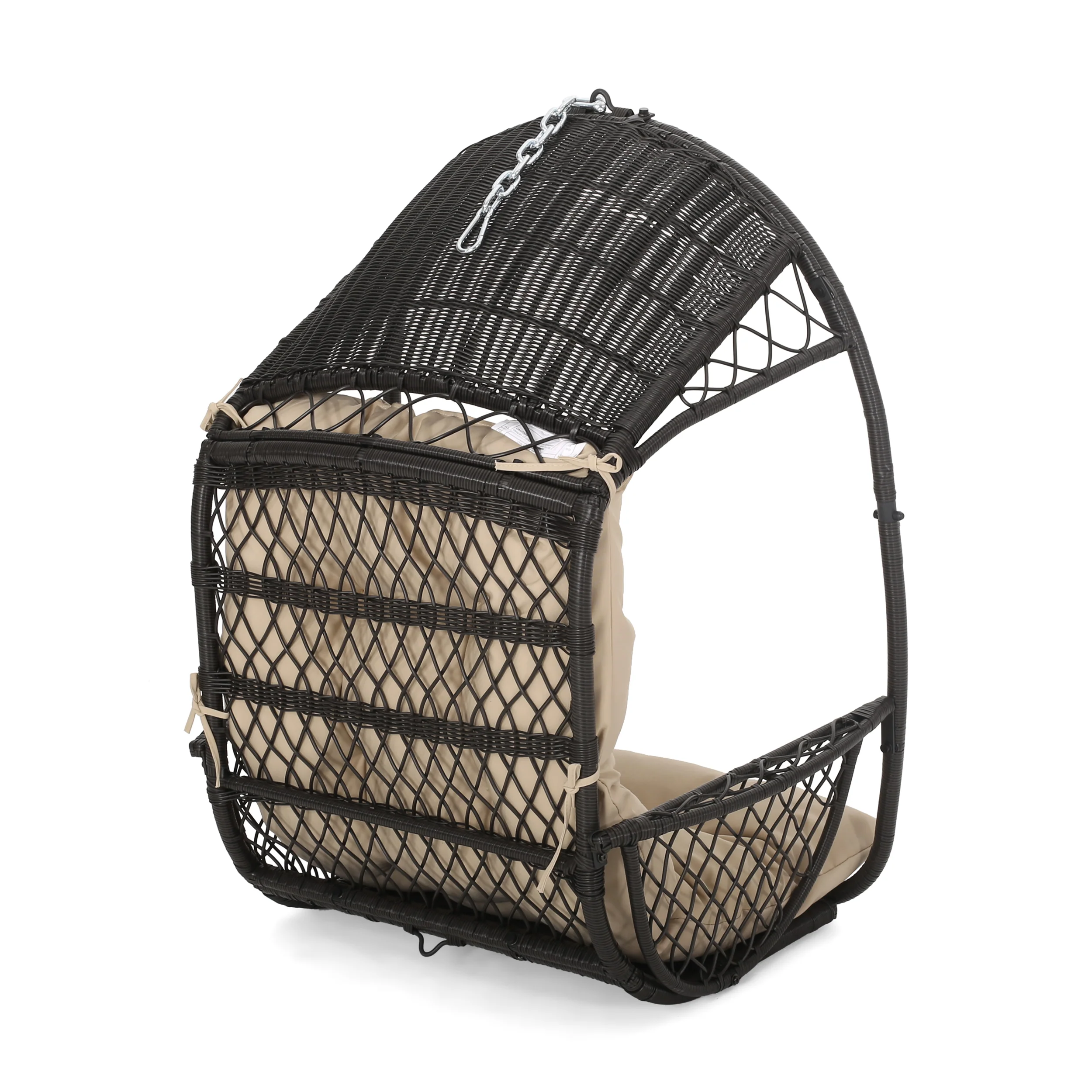 Primo Wicker Hanging Basket Chair (No Stand) - furnishings