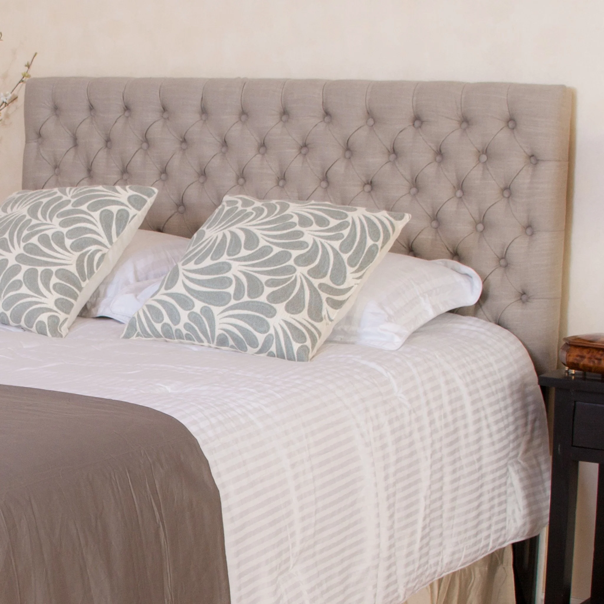Cannes Adjustable King/California King Fabric Headboard - furnishings