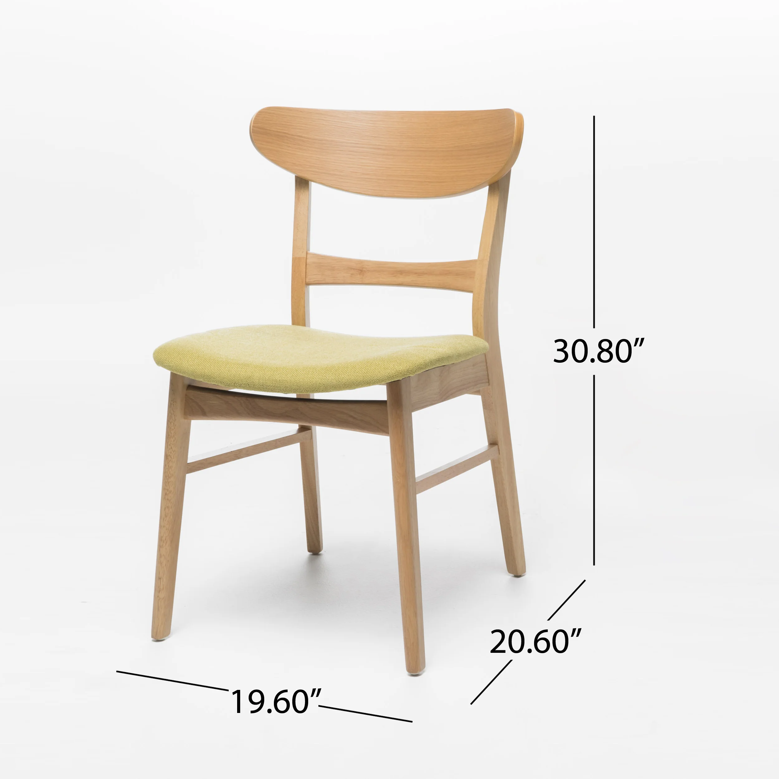 Isador Mid-Century Modern 5 Piece Dining Set - furnishings