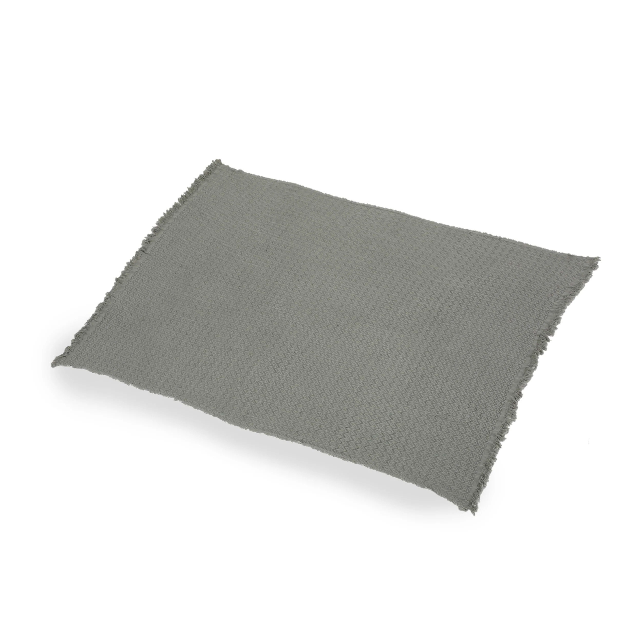 Daisy Contemporary Cotton Throw Blanket with Fringes, Gray - furnishings