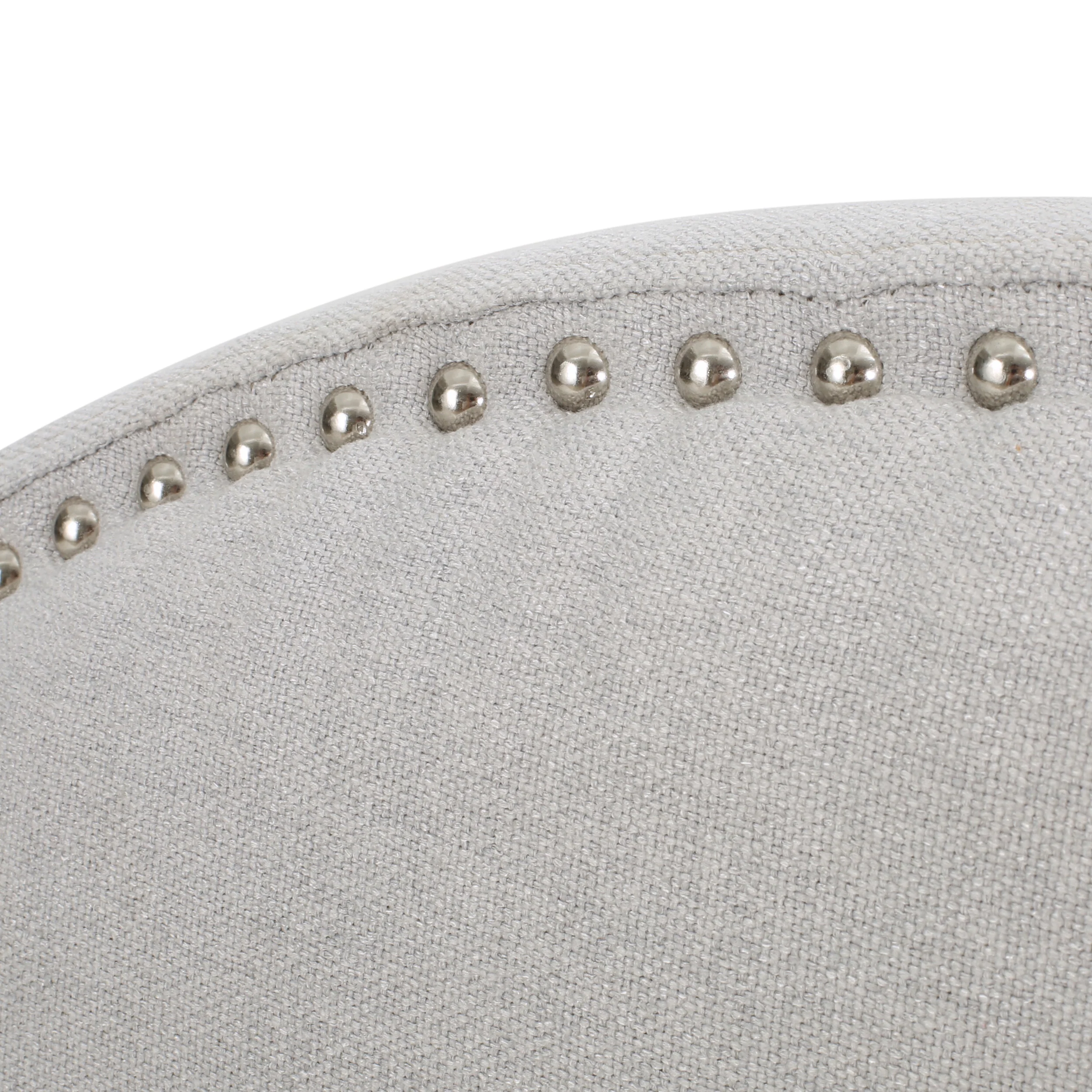 Gwenyth Studded Border Fabric Queen/Full Headboard - furnishings