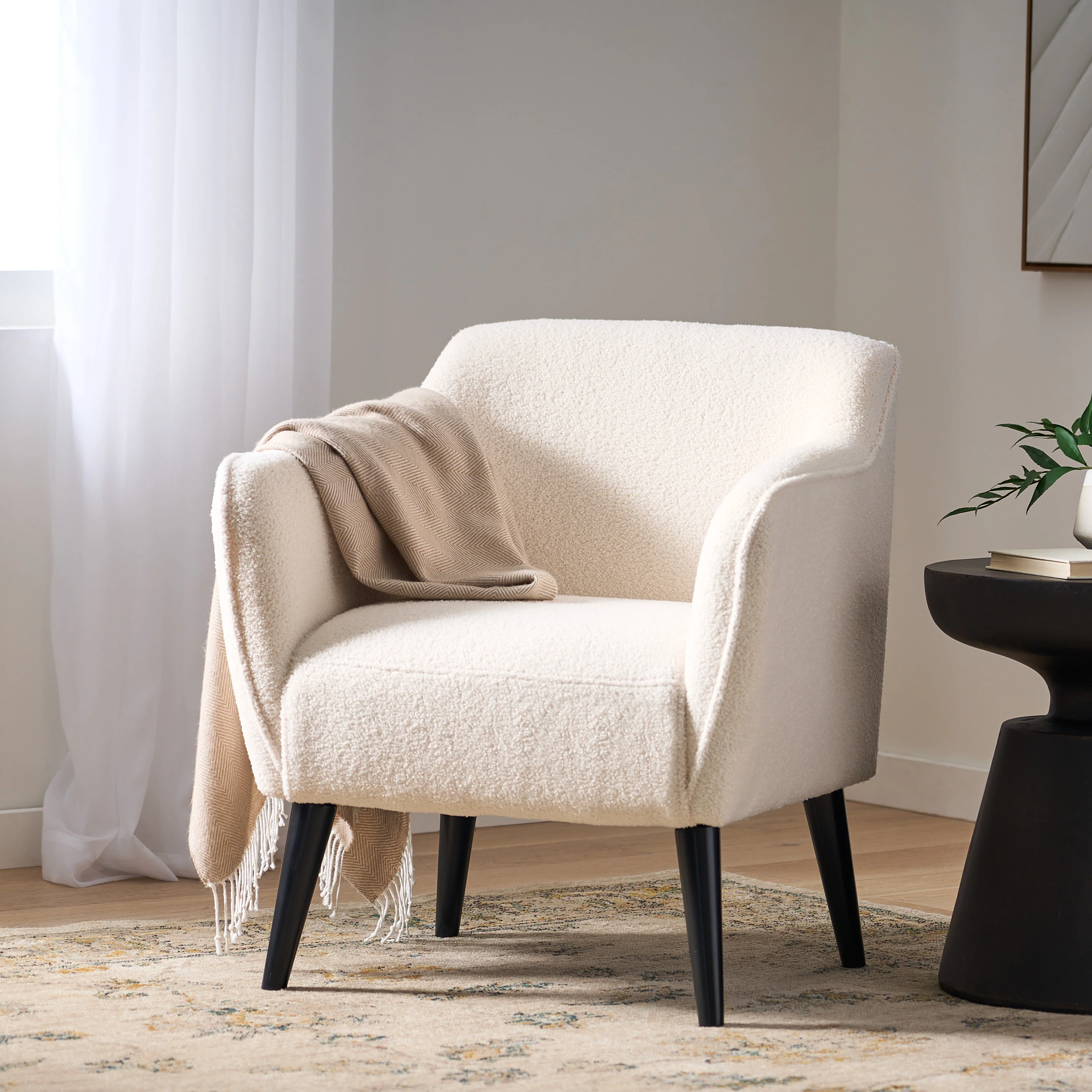 Classen Contemporary Upholstered Club Chair - furnishings