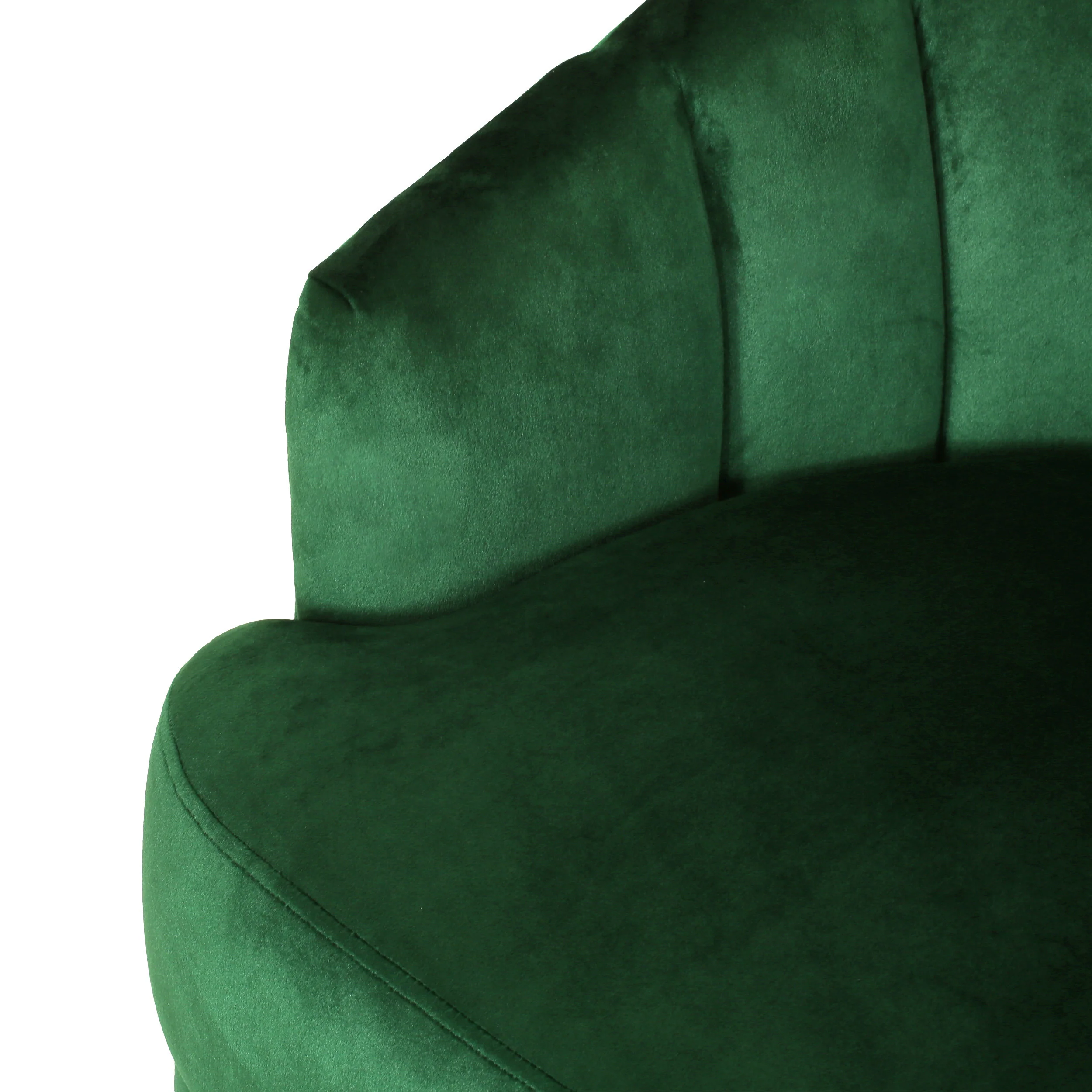 Caily Modern Glam Channel Stitch Velvet Club Chair - furnishings