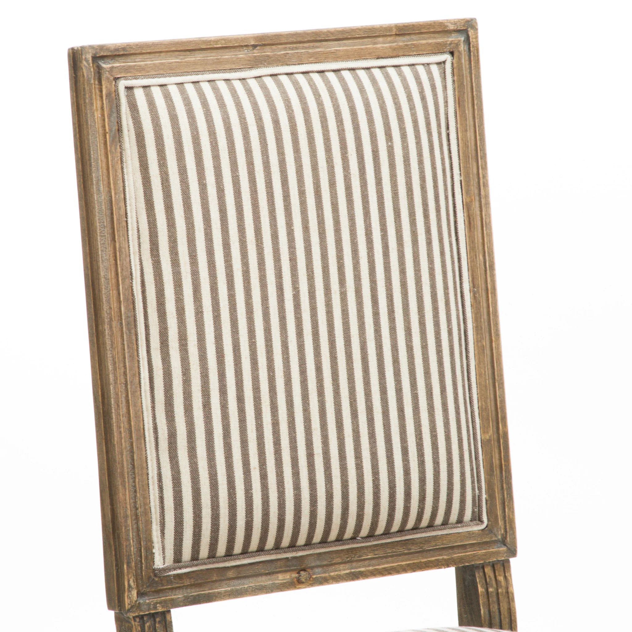 Martin Weathered Dark Coffee Stripe Dining Chairs (Set of 2) - furnishings